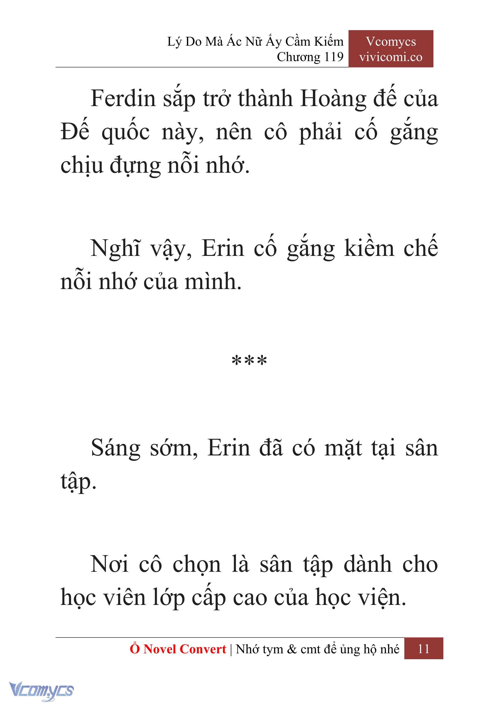 [Novel] Lý Do Mà Ác Nữ Ấy Cầm Kiếm Chap 119 - Trang 2