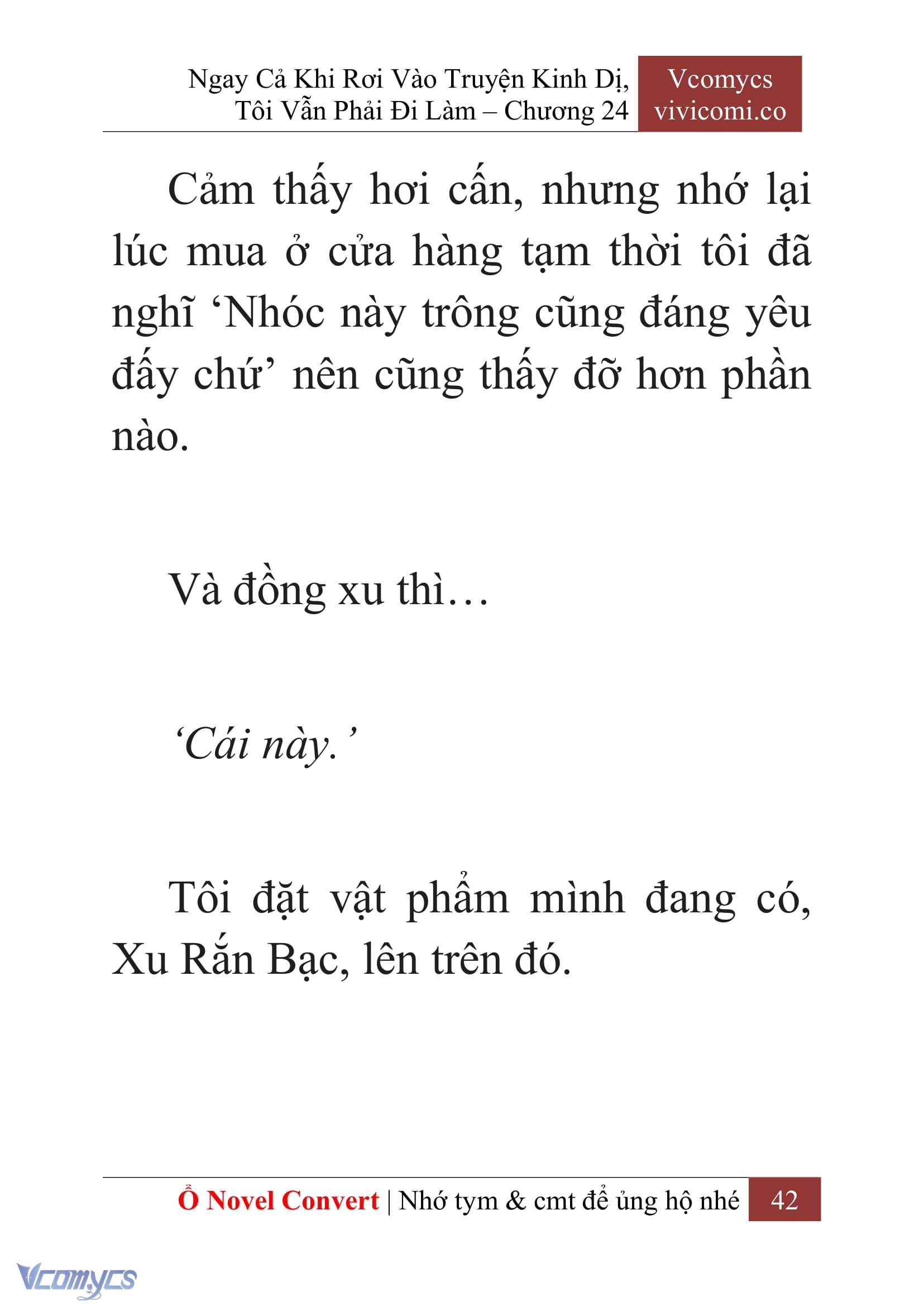 [Novel] Ngay Cả Khi Rơi Vào Truyện Kinh Dị, Tôi Vẫn Phải Đi Làm Chap 24 - Trang 2