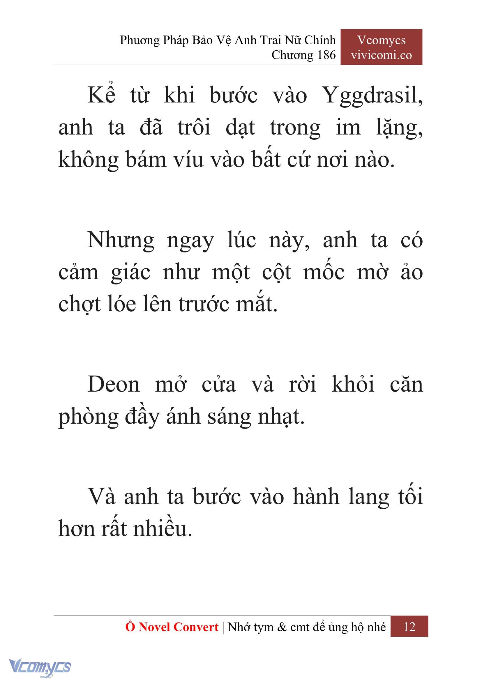 [Novel] Phương Pháp Bảo Vệ Anh Trai Nữ Chính Chap 186 - Trang 2