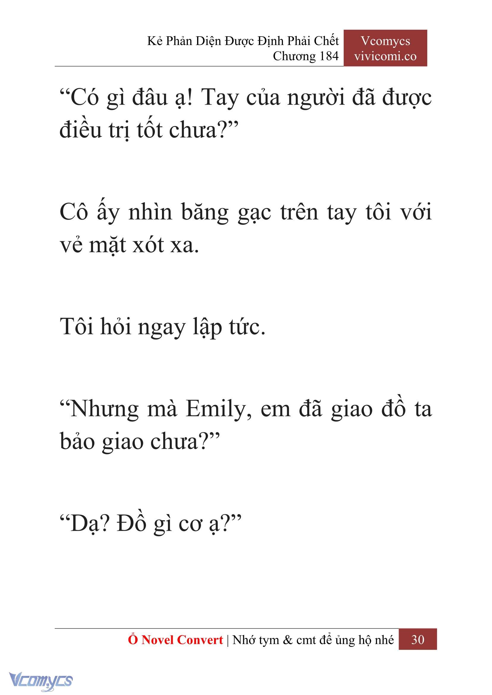 [Novel] Kẻ Phản Diện Được Định Phải Chết Chap 184 - Trang 2