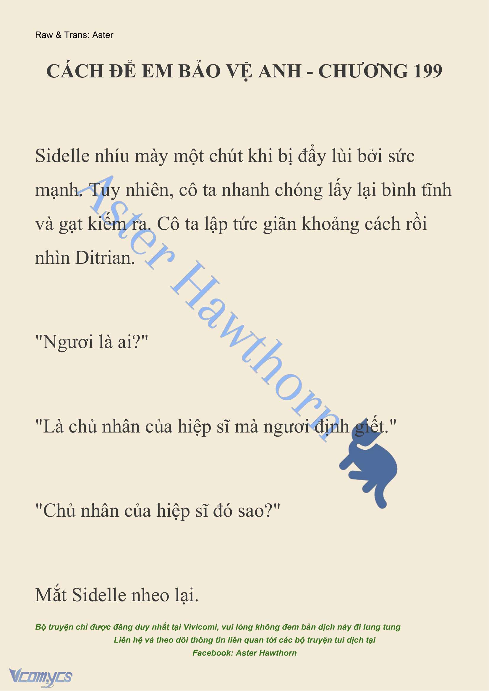 [NOVEL] Cách Để Em Bảo Vệ Anh Chap 199 - Trang 2