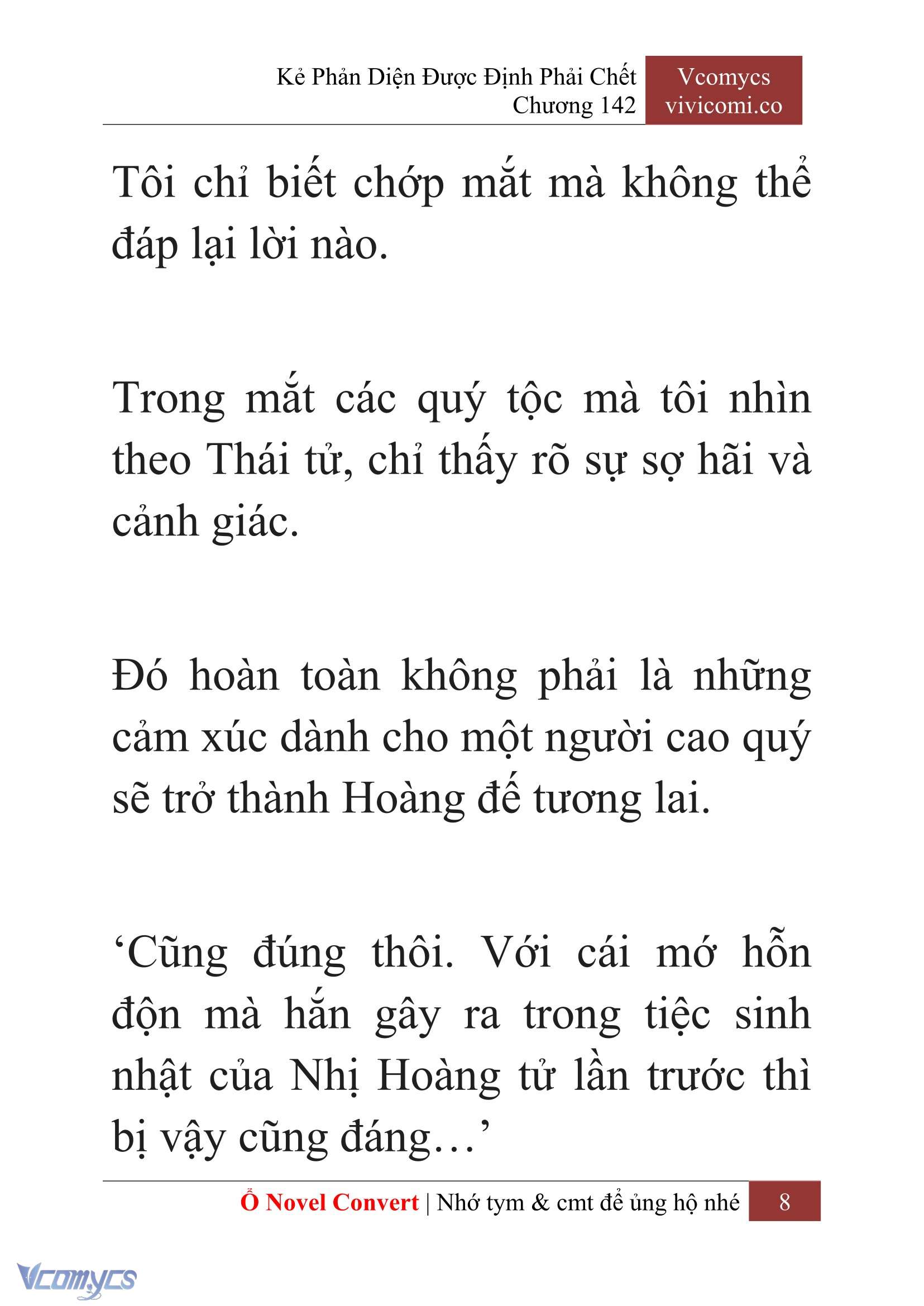 [Novel] Kẻ Phản Diện Được Định Phải Chết Chap 142 - Trang 2