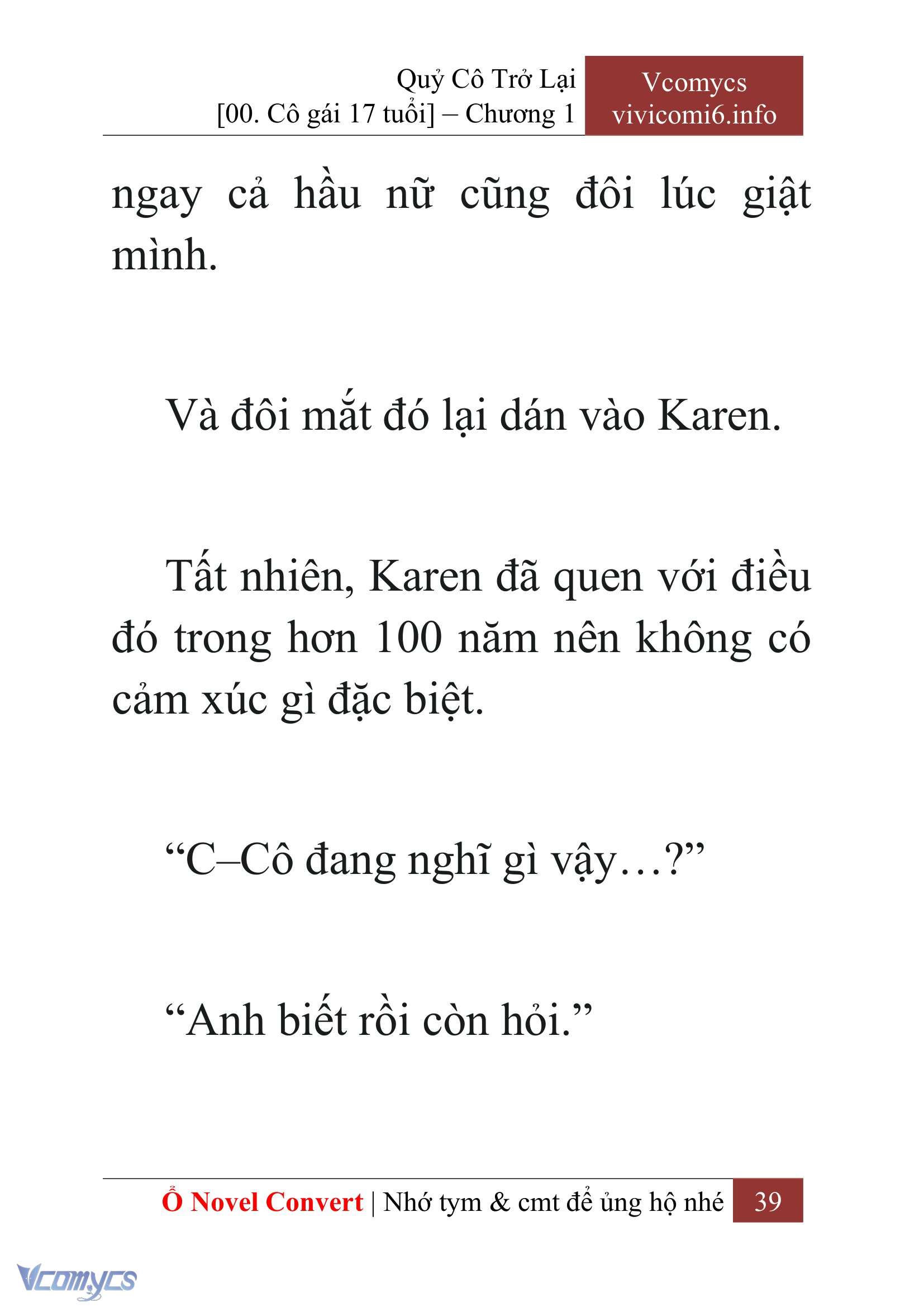 [Novel] Quý Cô Trở Lại Chap 1 - Trang 2