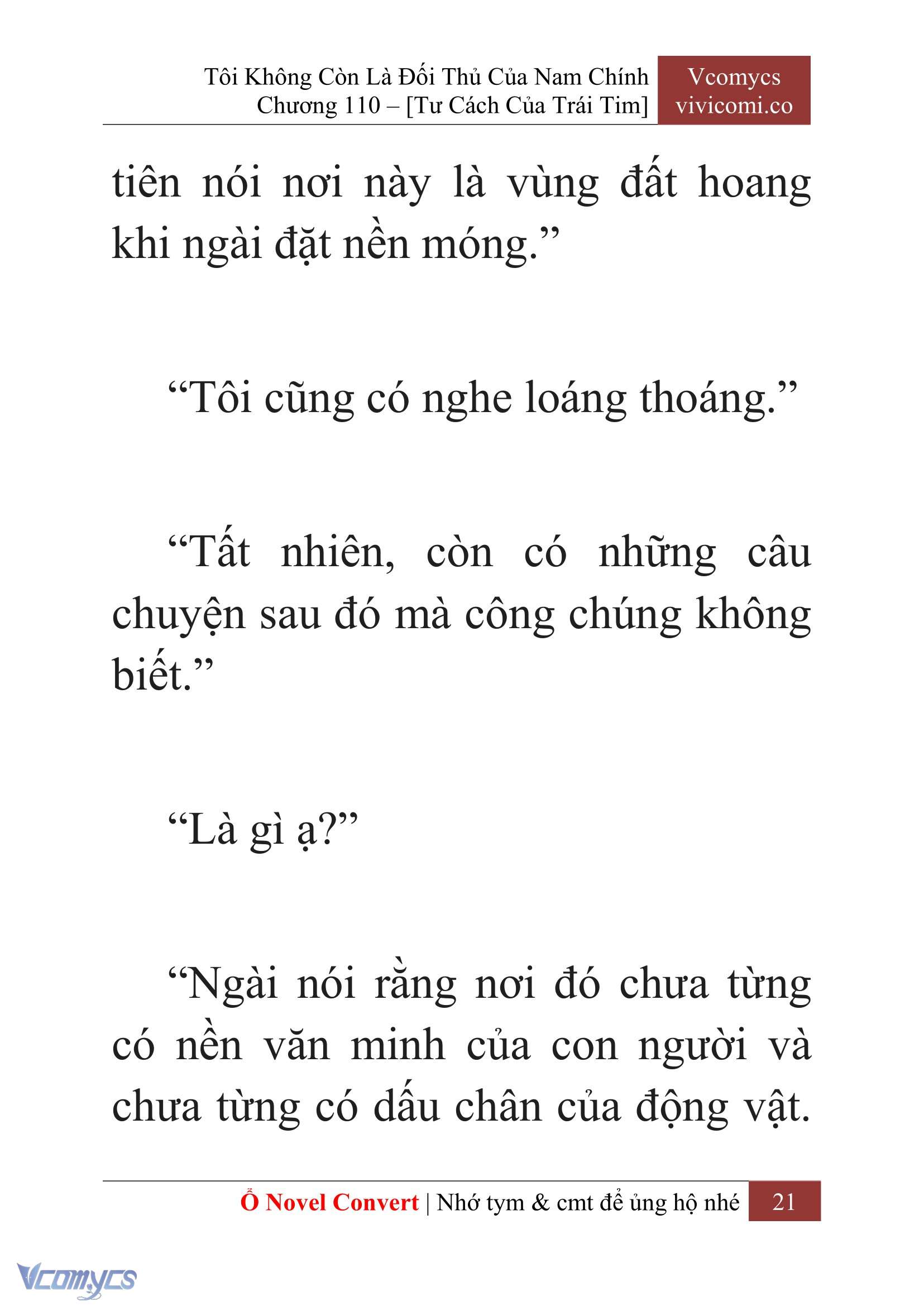 [Novel] Tôi Không Còn Là Đối Thủ Của Nam Chính Chap 110 - Trang 2