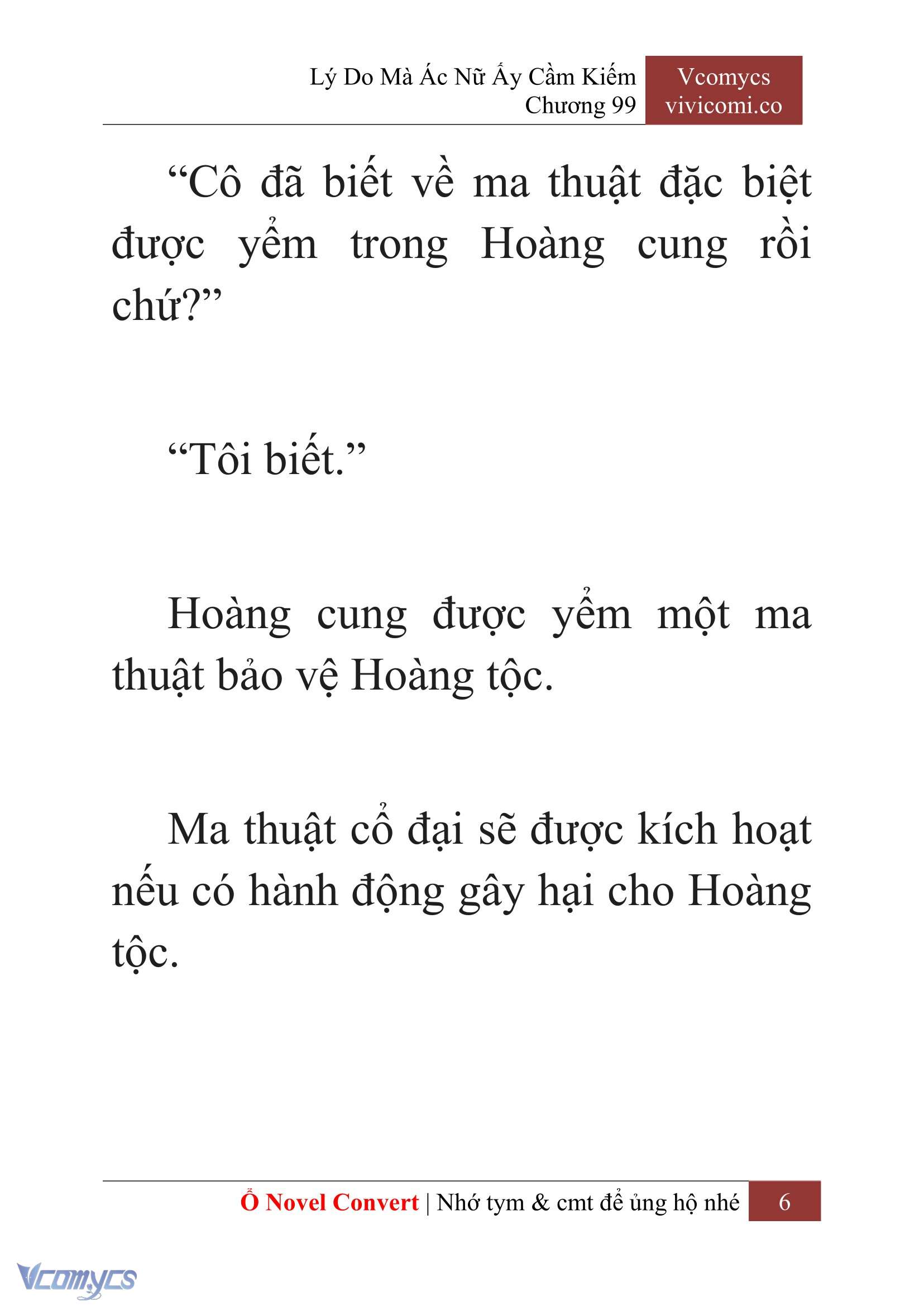 [Novel] Lý Do Mà Ác Nữ Ấy Cầm Kiếm Chap 99 - Next Chap 100