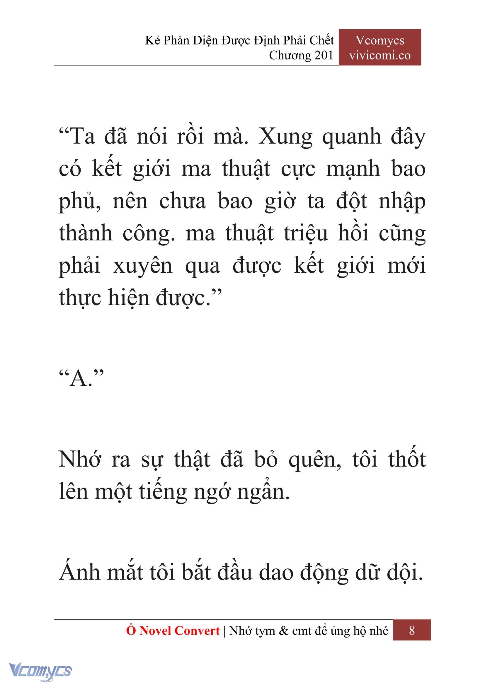 [Novel] Kẻ Phản Diện Được Định Phải Chết Chap 201 - Trang 2