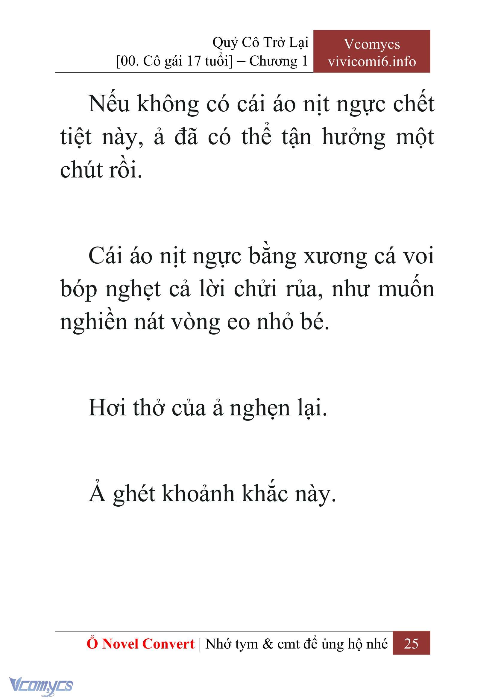 [Novel] Quý Cô Trở Lại Chap 1 - Trang 2