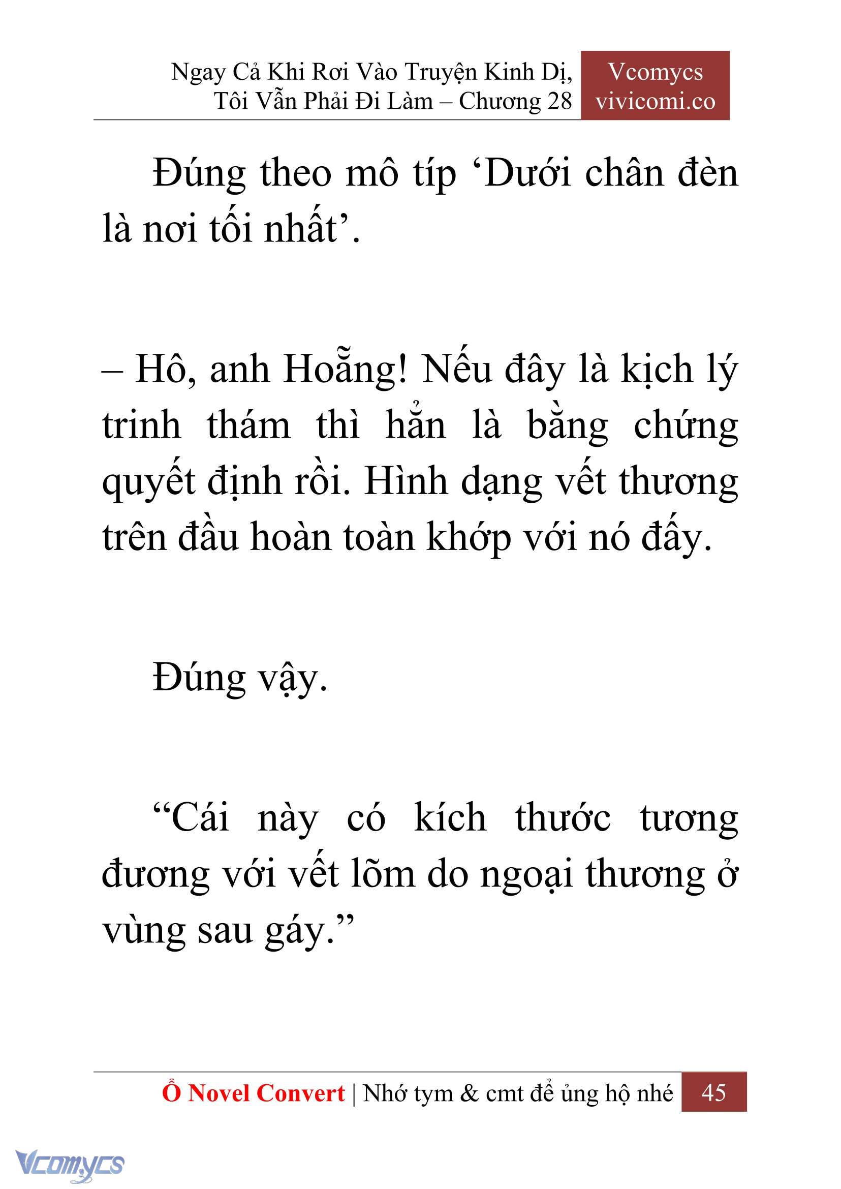 [Novel] Ngay Cả Khi Rơi Vào Truyện Kinh Dị, Tôi Vẫn Phải Đi Làm Chap 28 - Trang 2