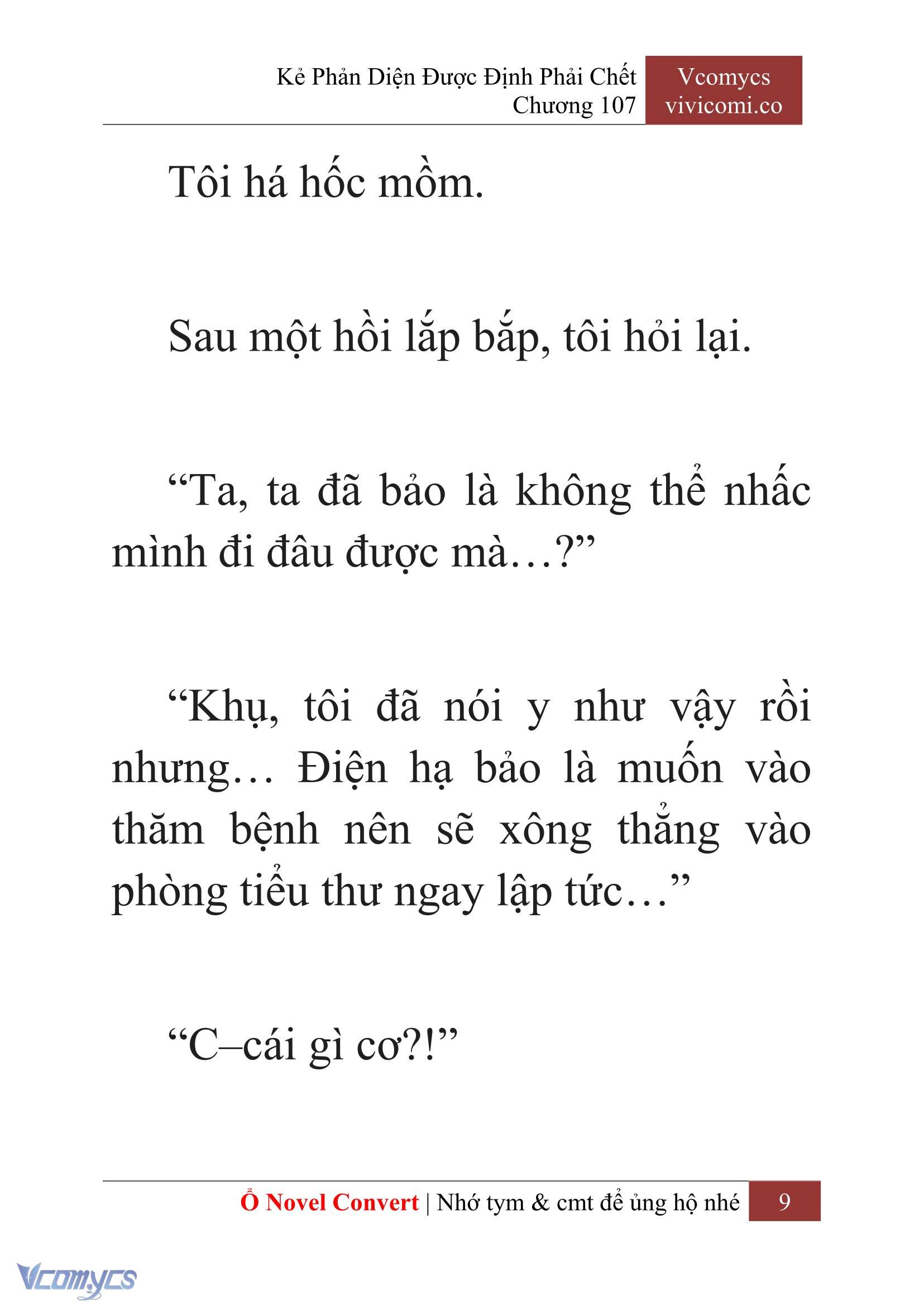[Novel] Kẻ Phản Diện Được Định Phải Chết Chap 107 - Trang 2