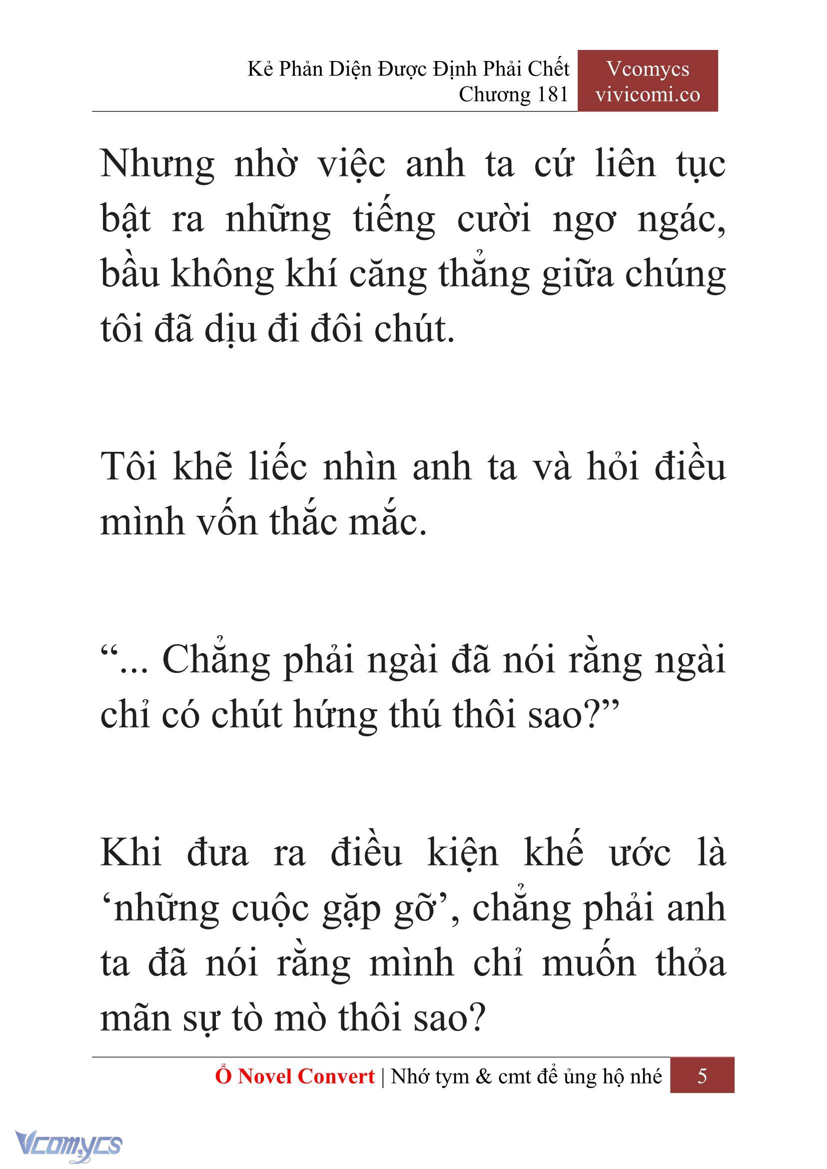 [Novel] Kẻ Phản Diện Được Định Phải Chết Chap 181 - Trang 2