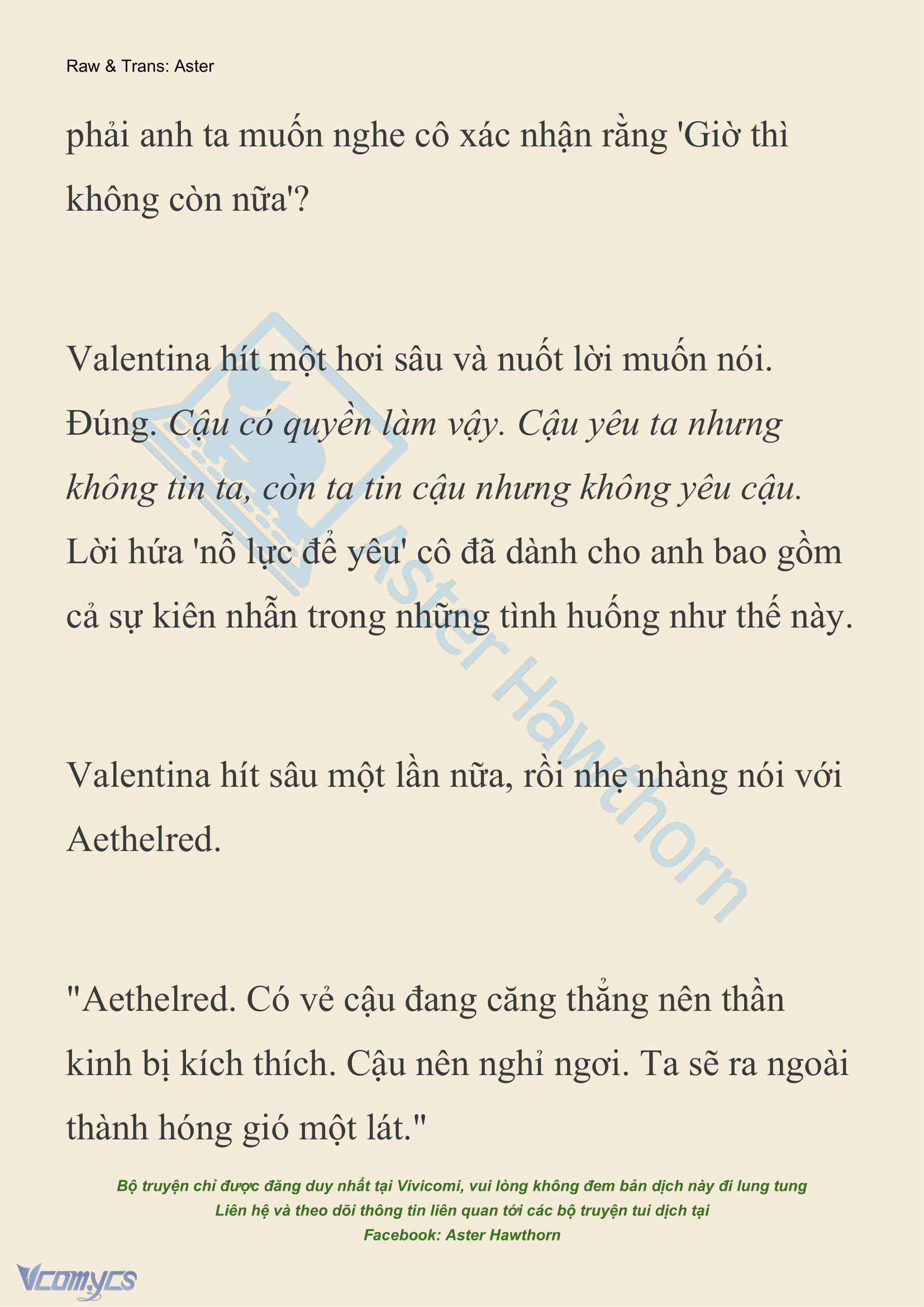 [NOVEL] Thiên Đường Của Valentina Chap 105 - Trang 2