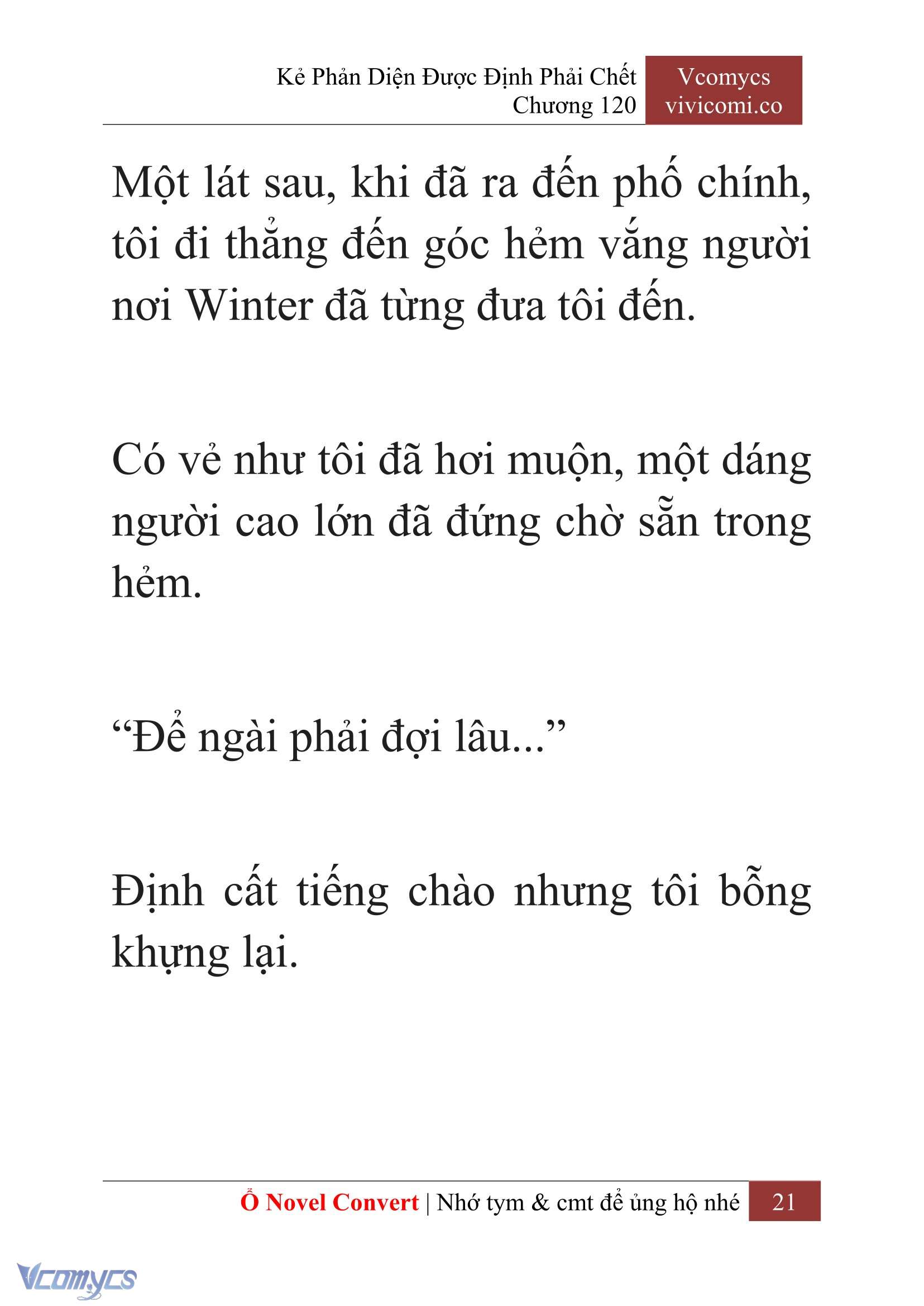 [Novel] Kẻ Phản Diện Được Định Phải Chết Chap 120 - Trang 2
