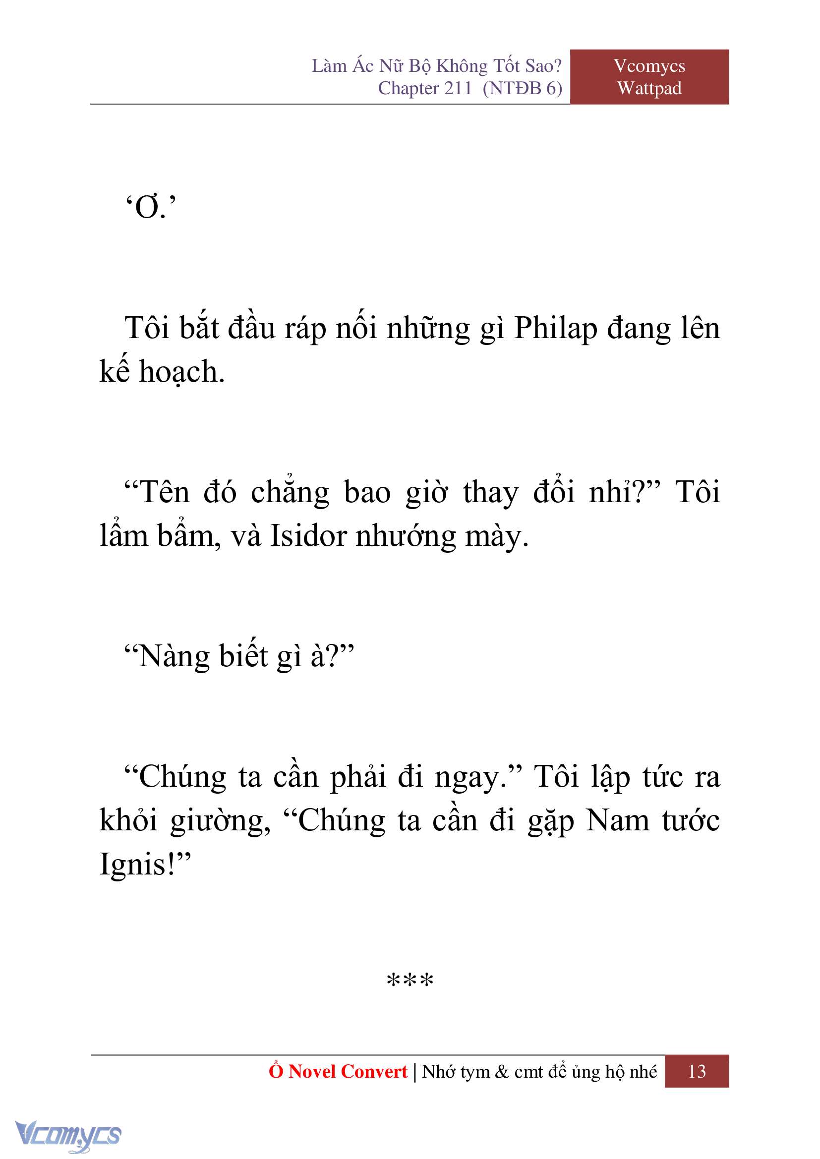 [Novel] Làm Ác Nữ Bộ Không Tốt Sao? Chap 211 - Trang 2