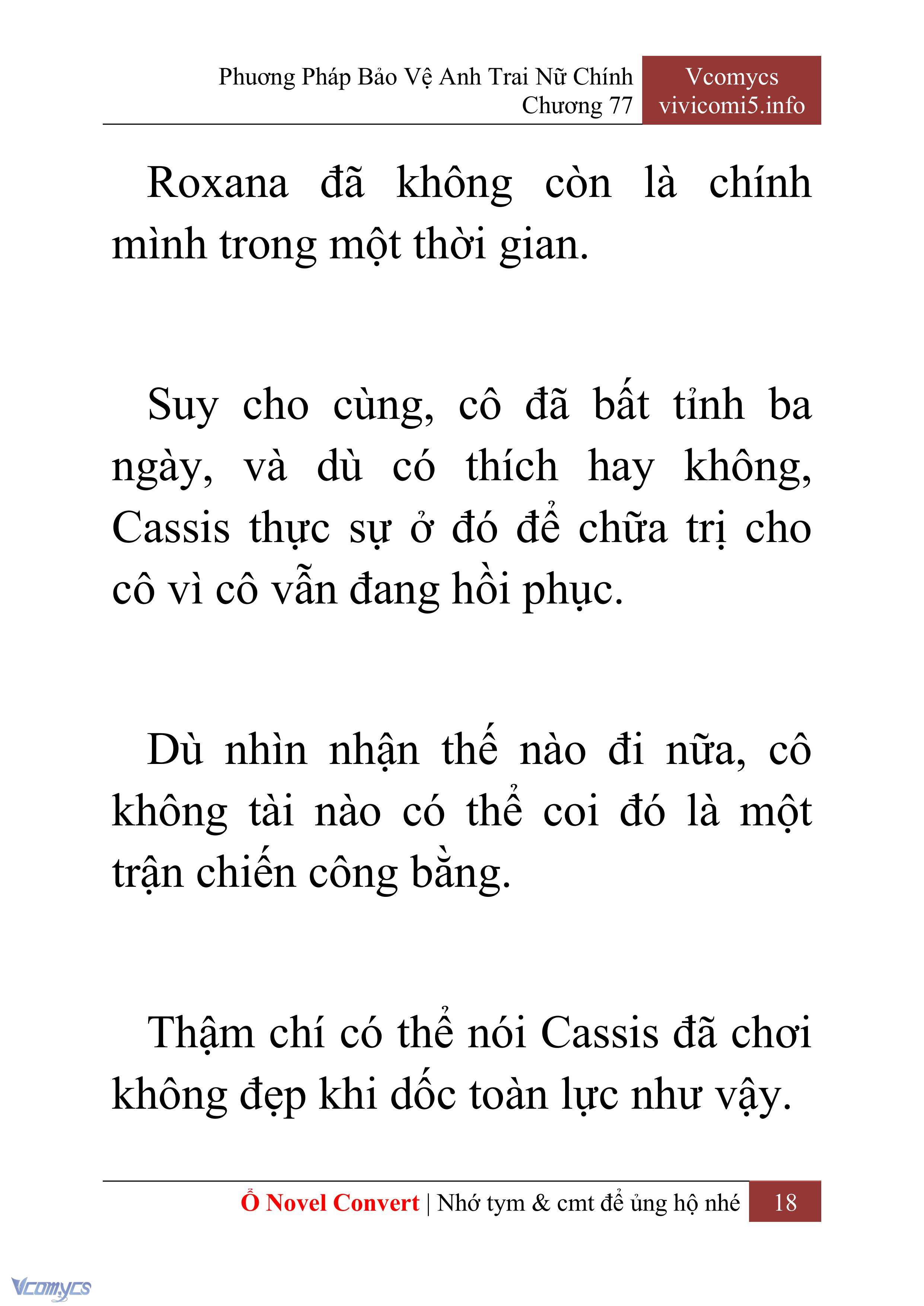 [Novel] Phương Pháp Bảo Vệ Anh Trai Nữ Chính Chap 77 - Trang 2