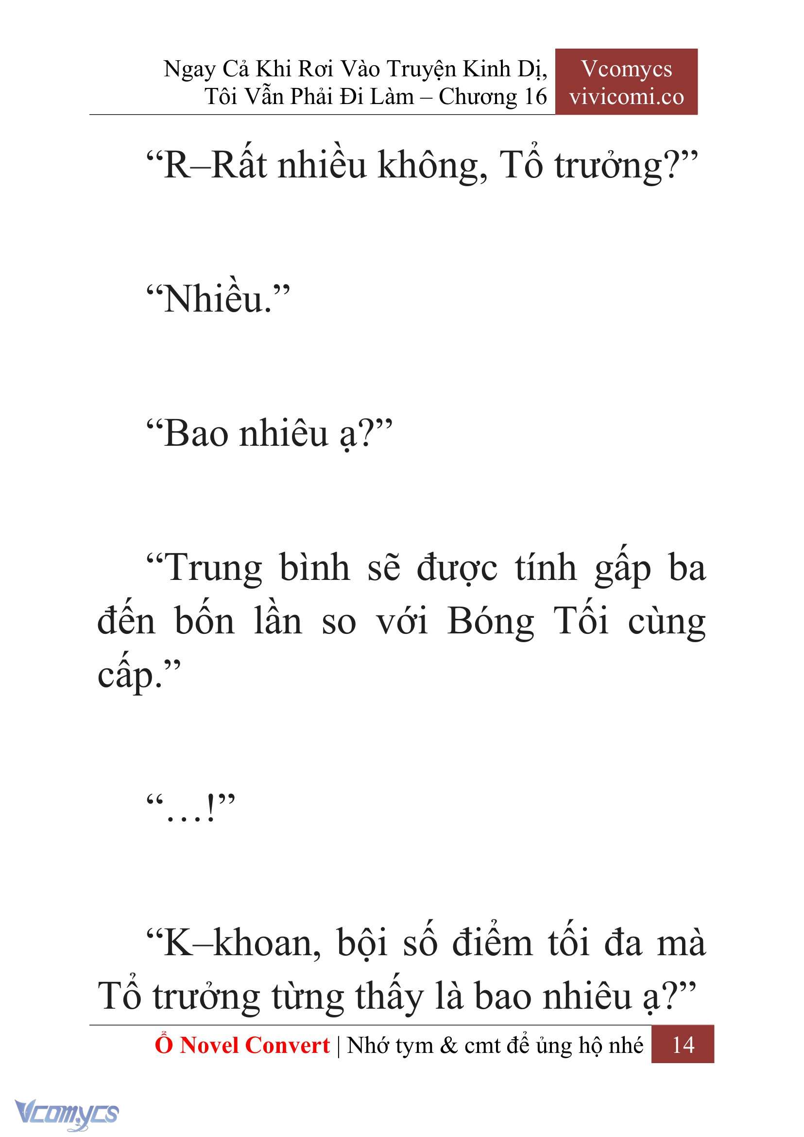 [Novel] Ngay Cả Khi Rơi Vào Truyện Kinh Dị, Tôi Vẫn Phải Đi Làm Chap 16 - Trang 2