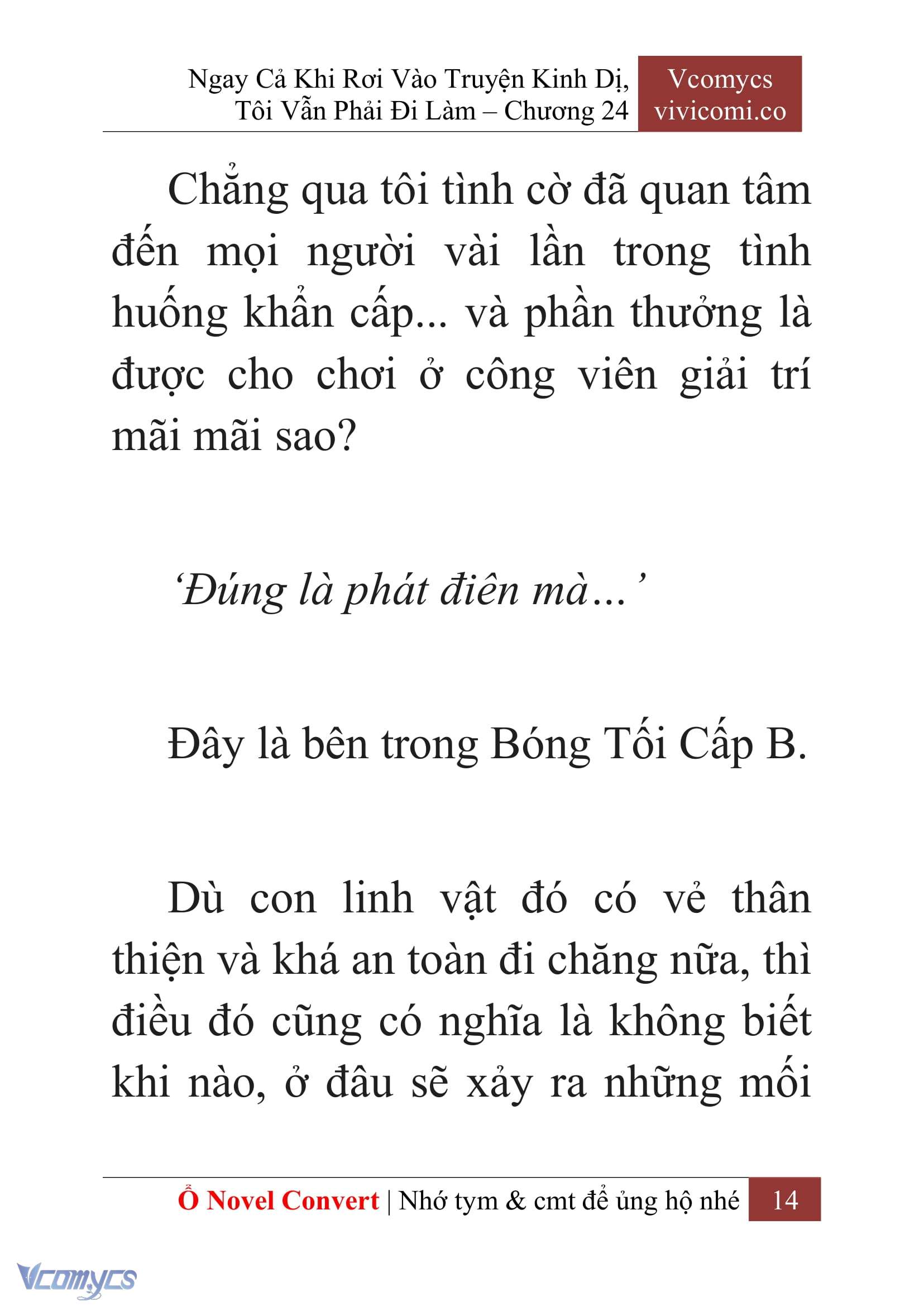 [Novel] Ngay Cả Khi Rơi Vào Truyện Kinh Dị, Tôi Vẫn Phải Đi Làm Chap 24 - Trang 2