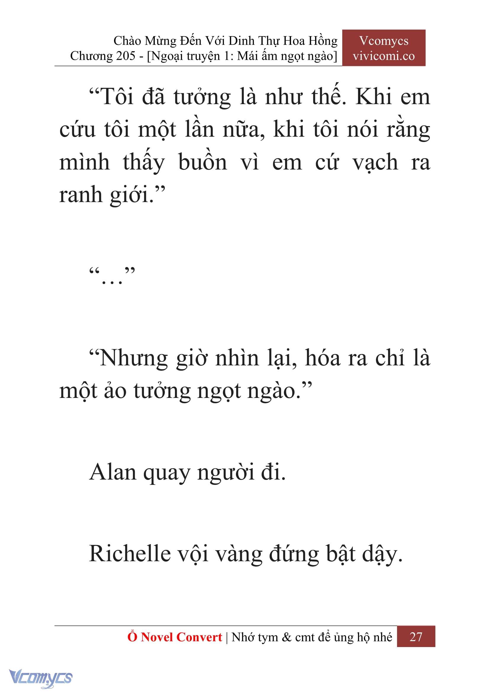[Novel] Chào Mừng Đến Với Dinh Thự Hoa Hồng Chap 205 - Trang 2