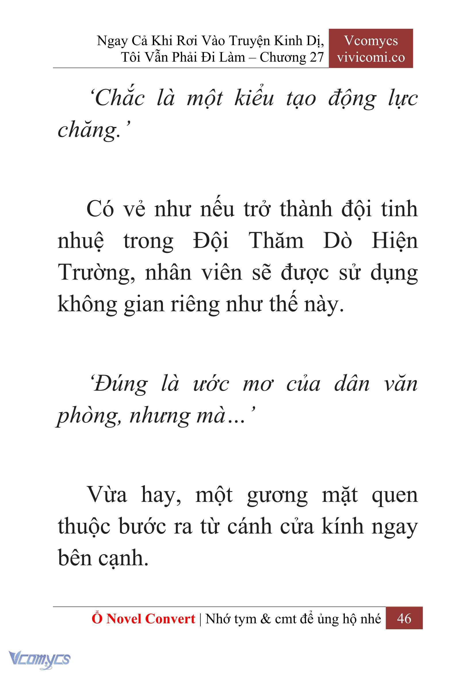 [Novel] Ngay Cả Khi Rơi Vào Truyện Kinh Dị, Tôi Vẫn Phải Đi Làm Chap 27 - Trang 2