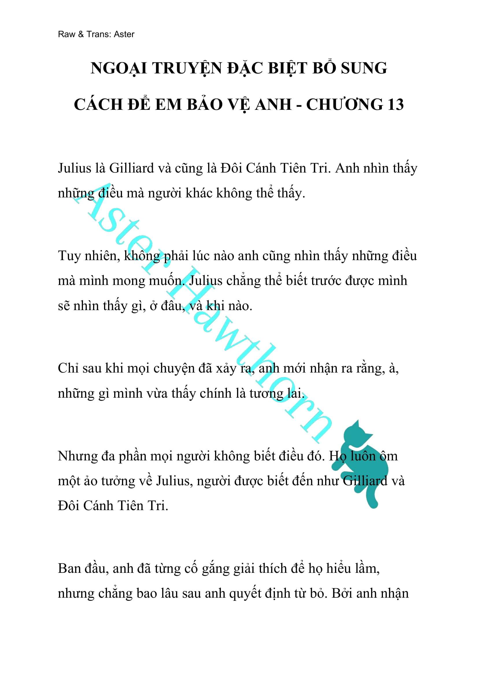 [NOVEL] Ngoại Truyện Cách Để Em Bảo Vệ Anh Chap 110 - Trang 2