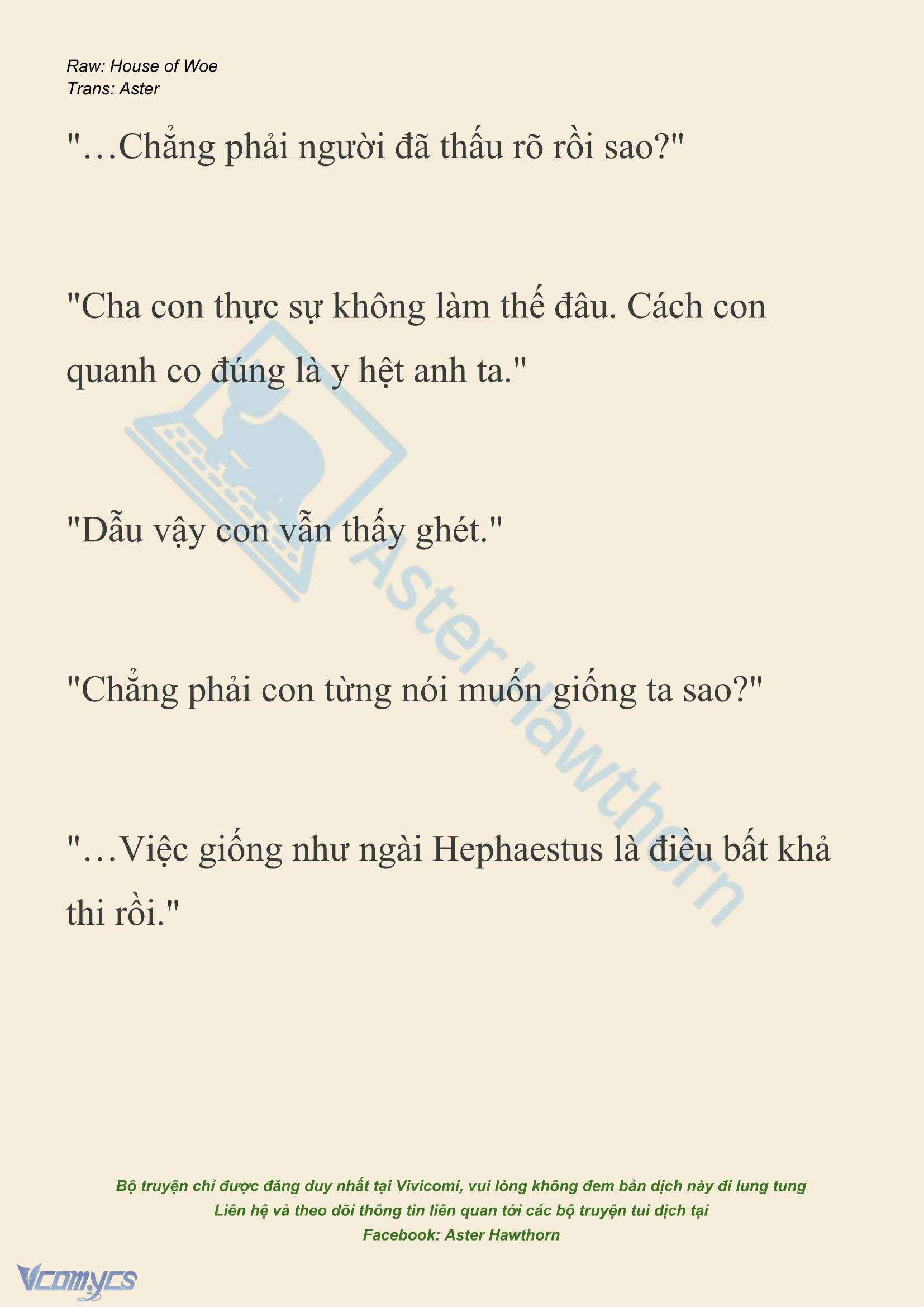 [NOVEL] Dành Cho Các Nữ Thần: Dành cho Psyche Chap 41 - Trang 2