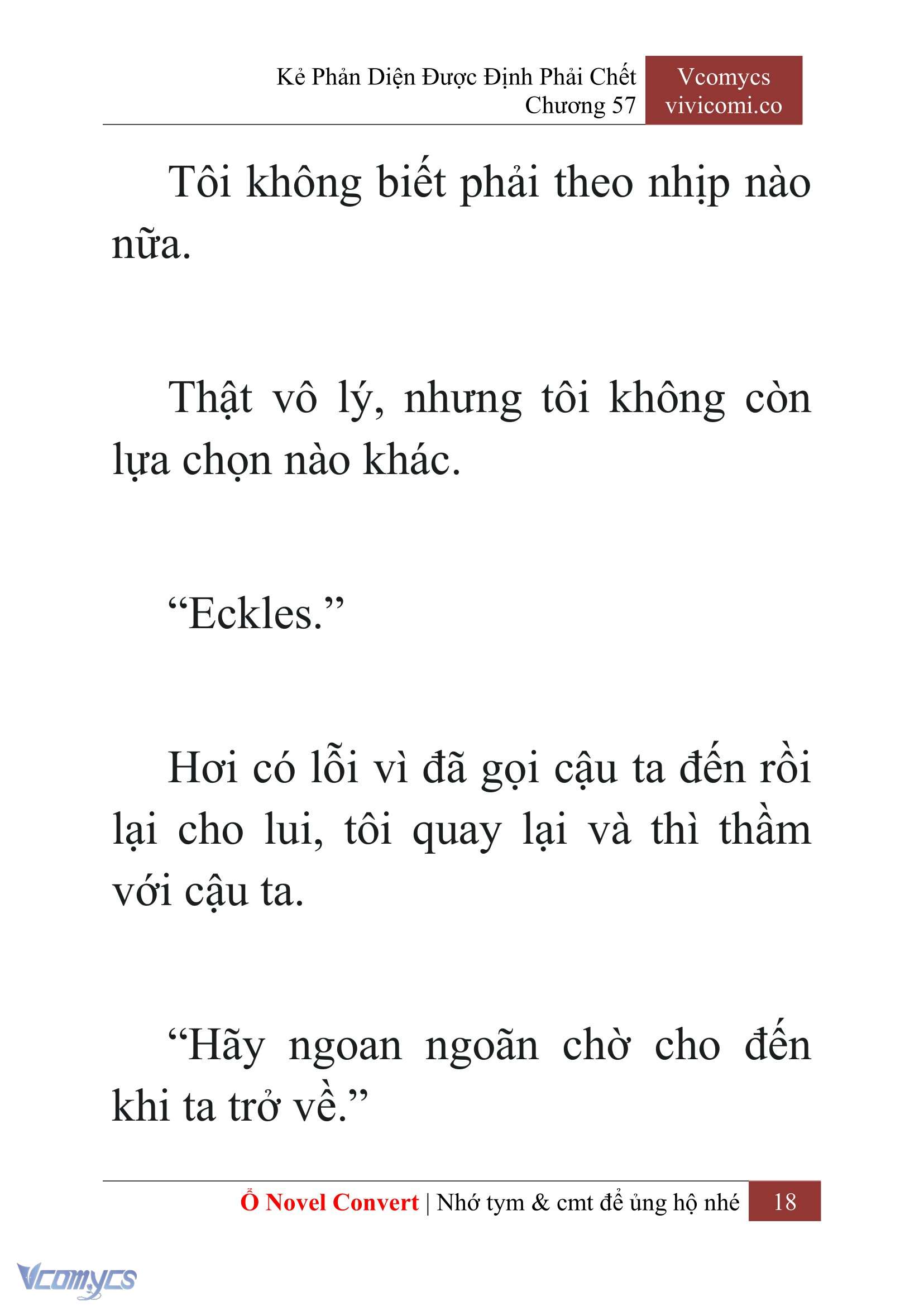 [Novel] Kẻ Phản Diện Được Định Phải Chết Chap 57 - Next Chap 58