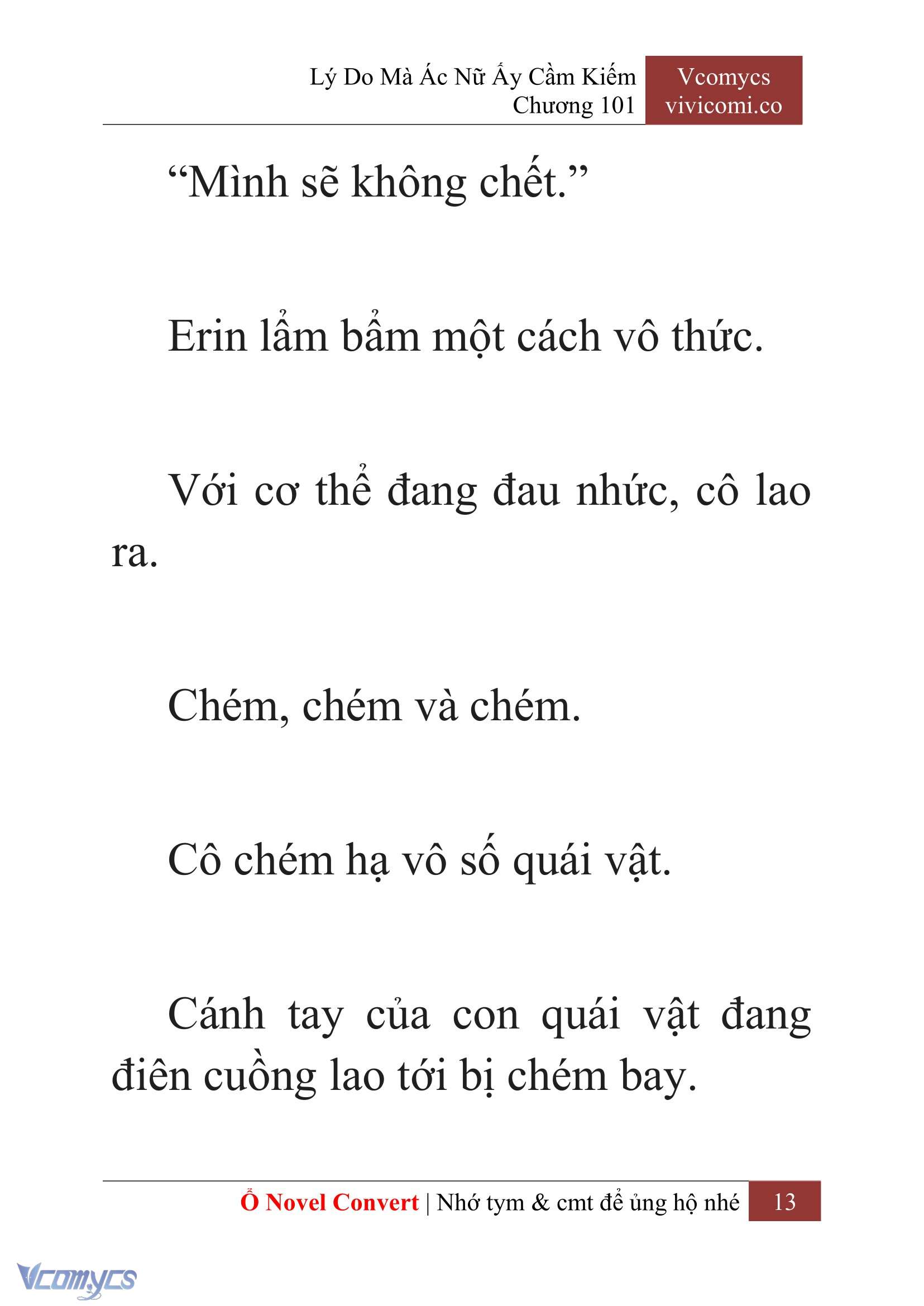 [Novel] Lý Do Mà Ác Nữ Ấy Cầm Kiếm Chap 101 - Next Chap 102