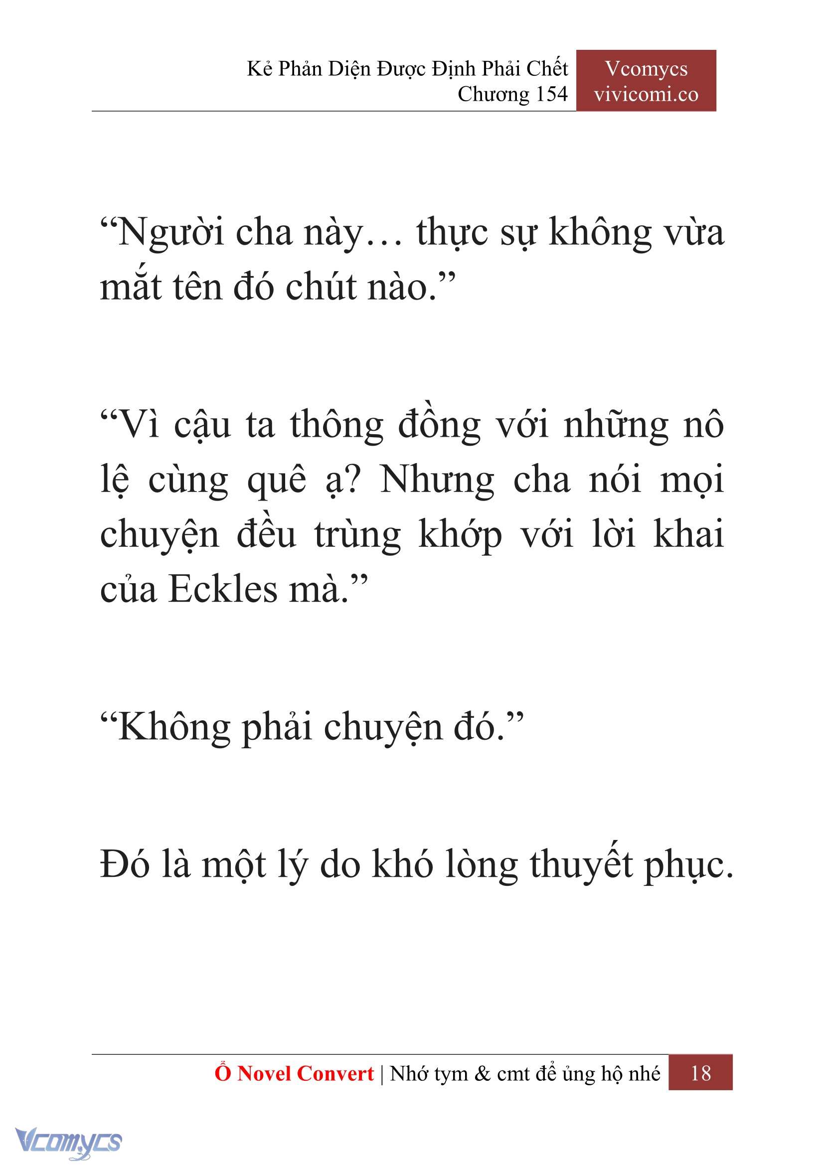 [Novel] Kẻ Phản Diện Được Định Phải Chết Chap 154 - Trang 2