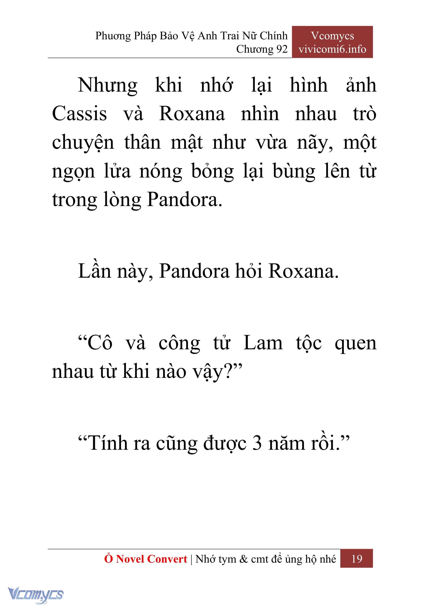 [Novel] Phương Pháp Bảo Vệ Anh Trai Nữ Chính Chap 92 - Trang 2