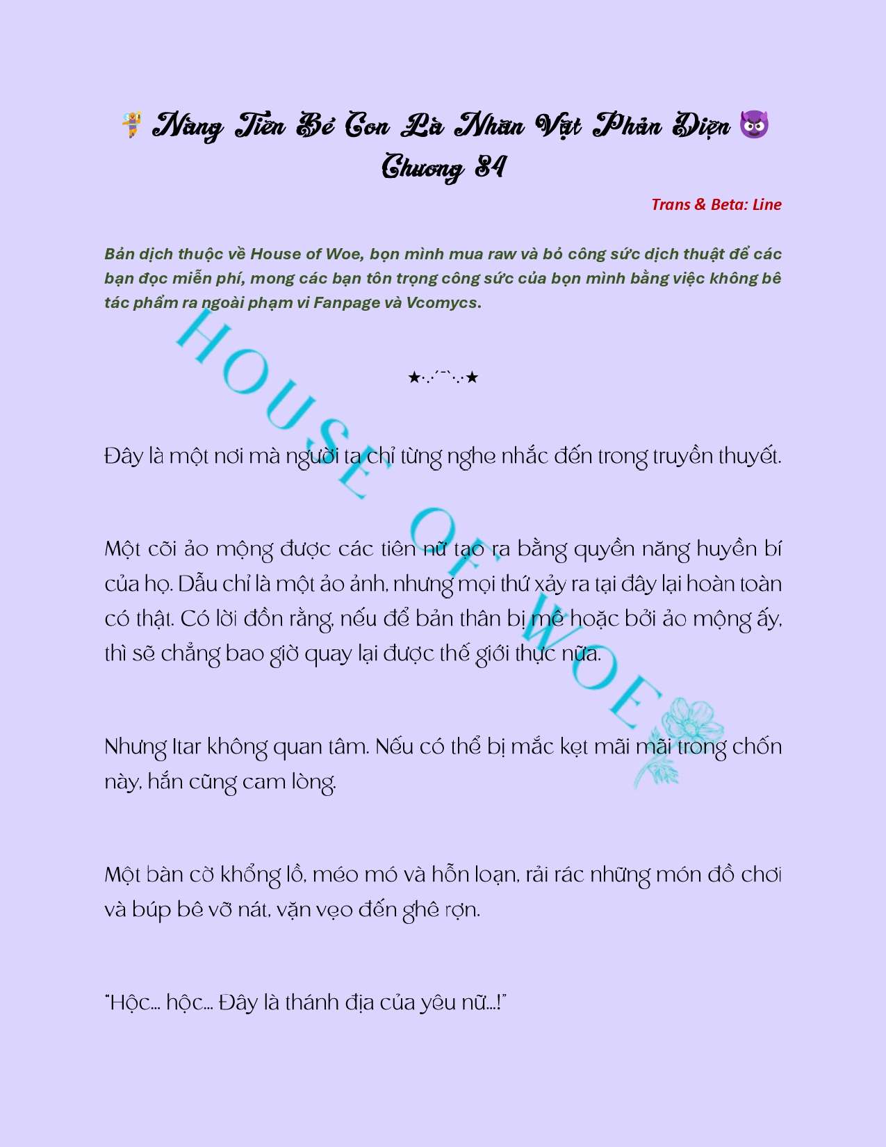 [NOVEL] NÀNG TIÊN BÉ CON LÀ NHÂN VẬT PHẢN DIỆN Chap 84 - Trang 2