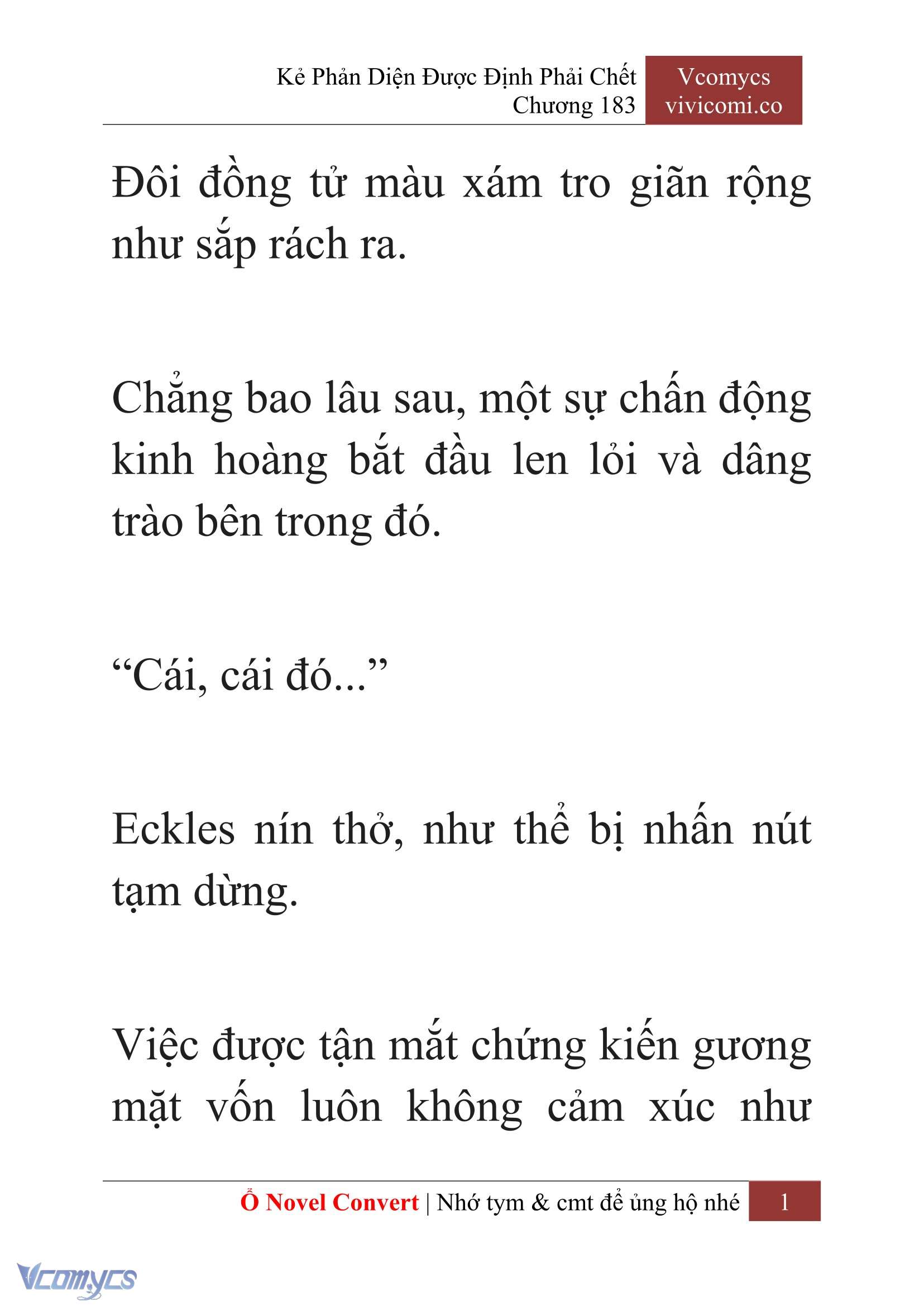 [Novel] Kẻ Phản Diện Được Định Phải Chết Chap 183 - Trang 2