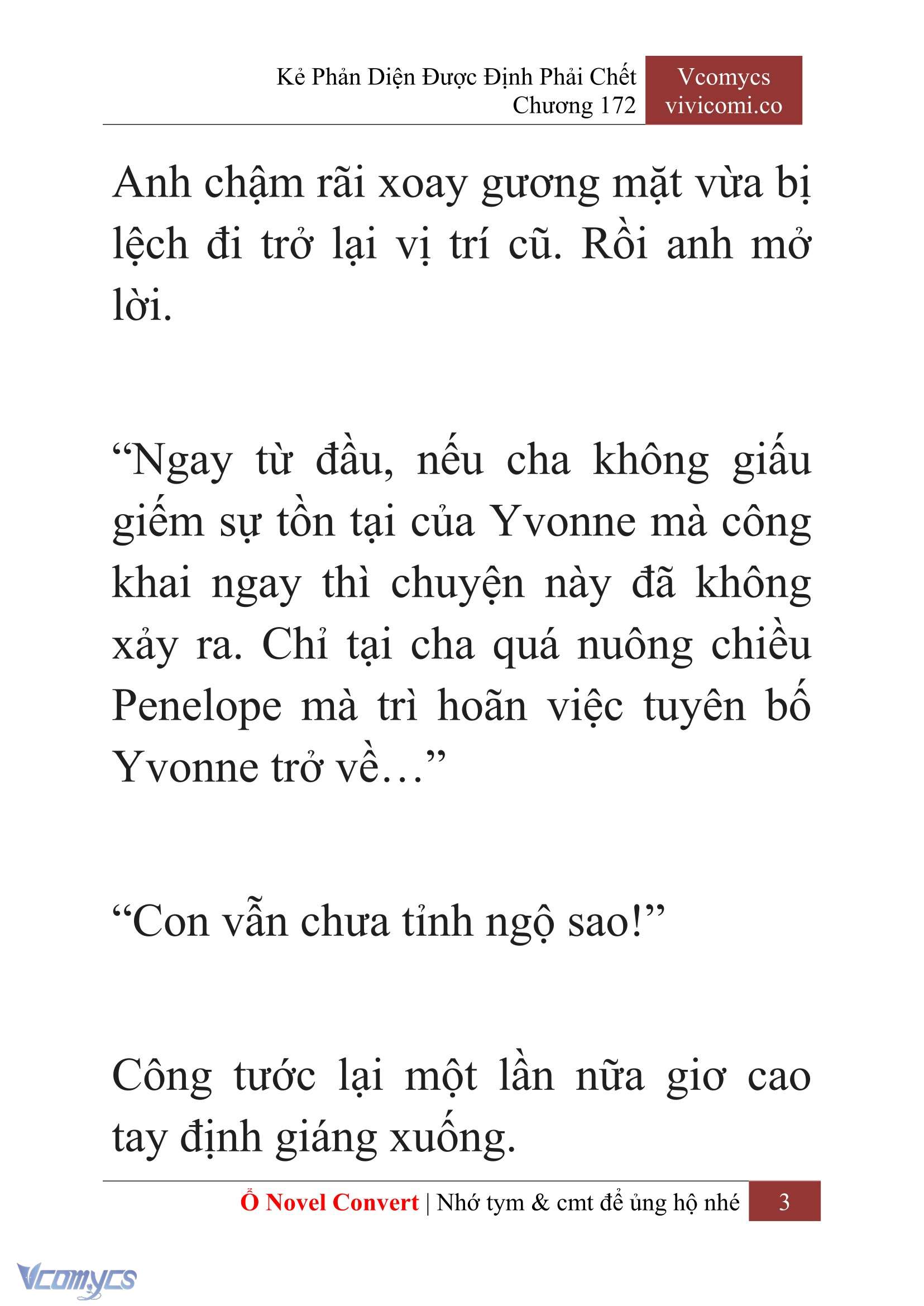 [Novel] Kẻ Phản Diện Được Định Phải Chết Chap 172 - Trang 2
