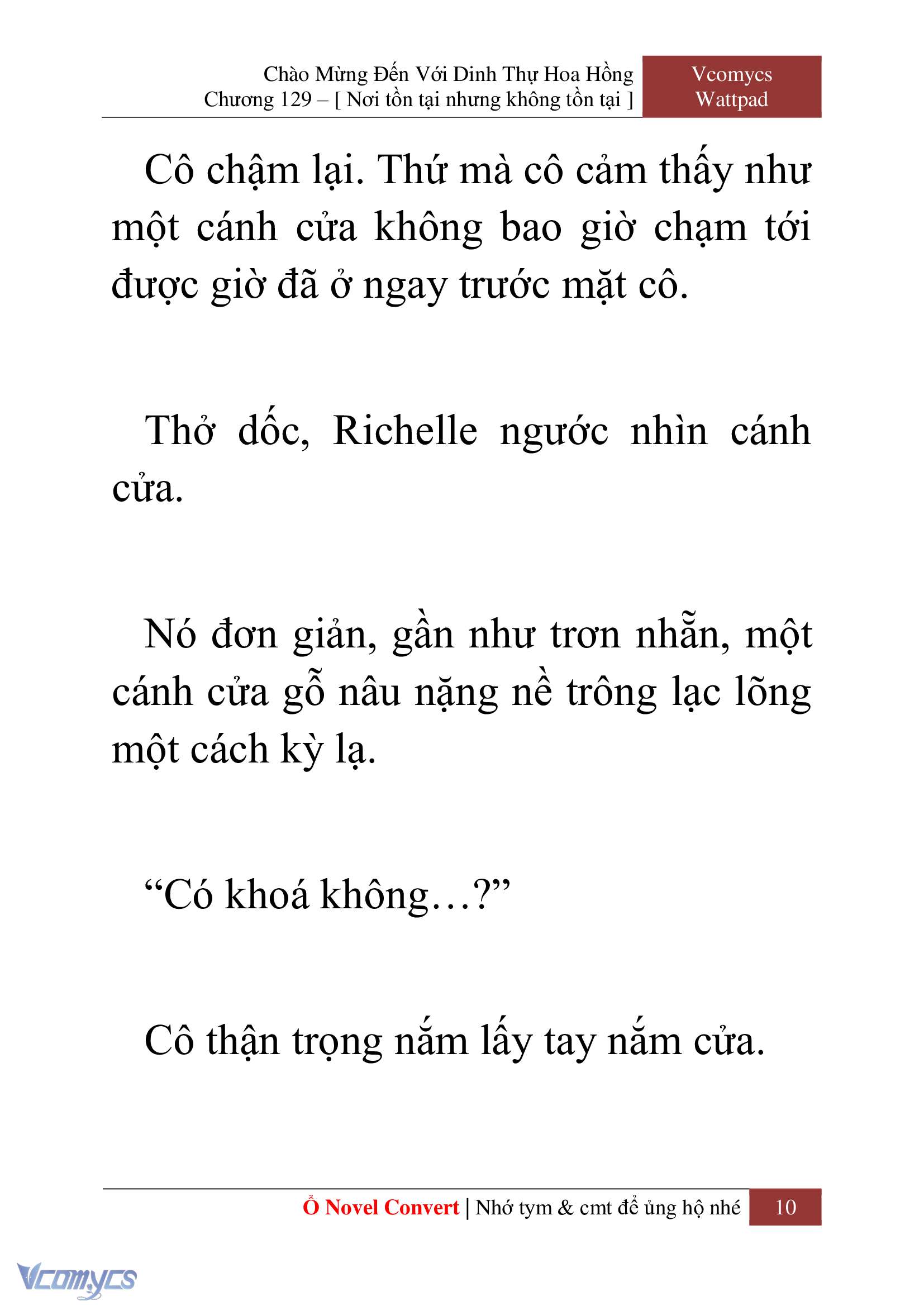 [Novel] Chào Mừng Đến Với Dinh Thự Hoa Hồng Chap 129 - Trang 2
