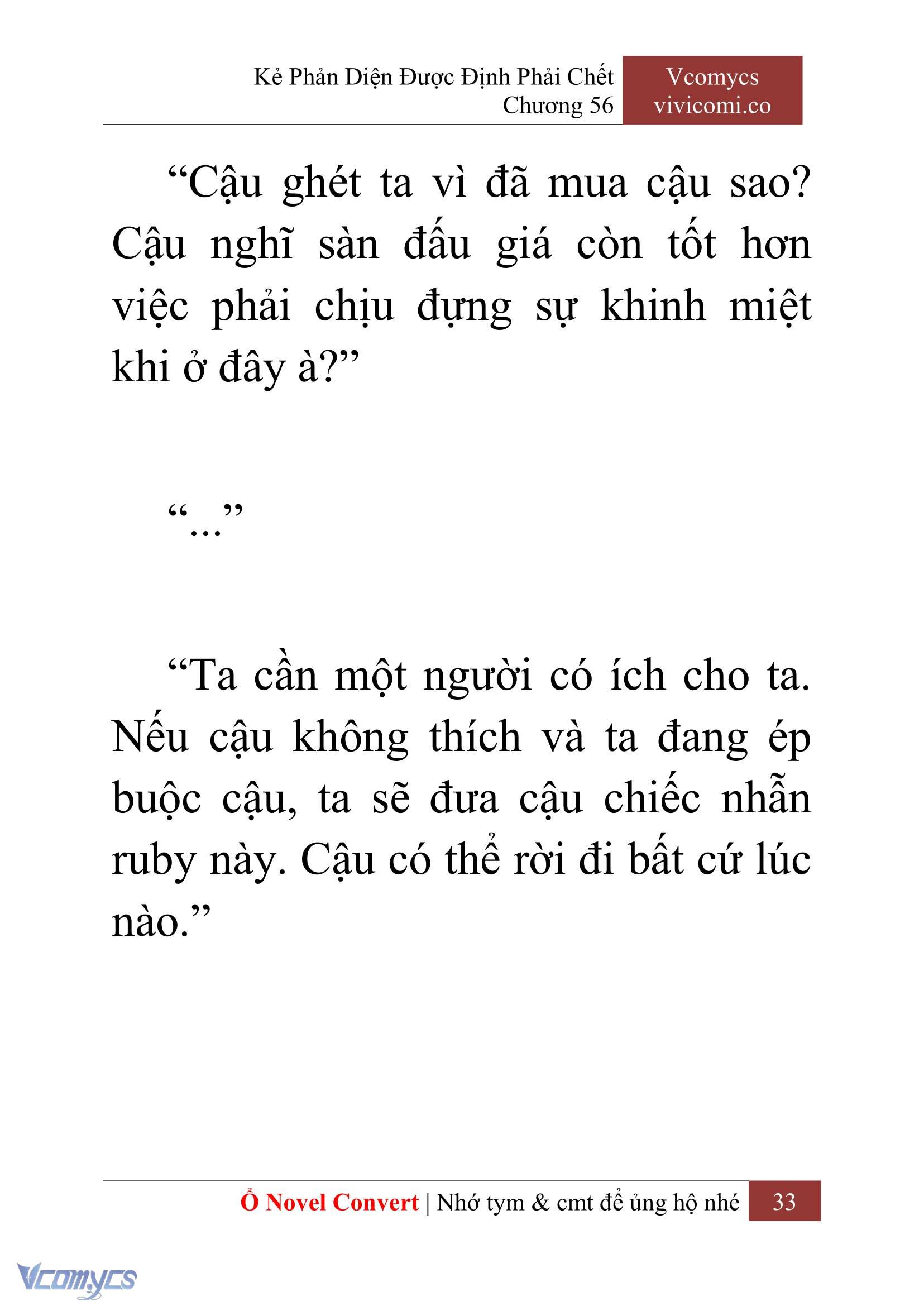 [Novel] Kẻ Phản Diện Được Định Phải Chết Chap 56 - Next Chap 57