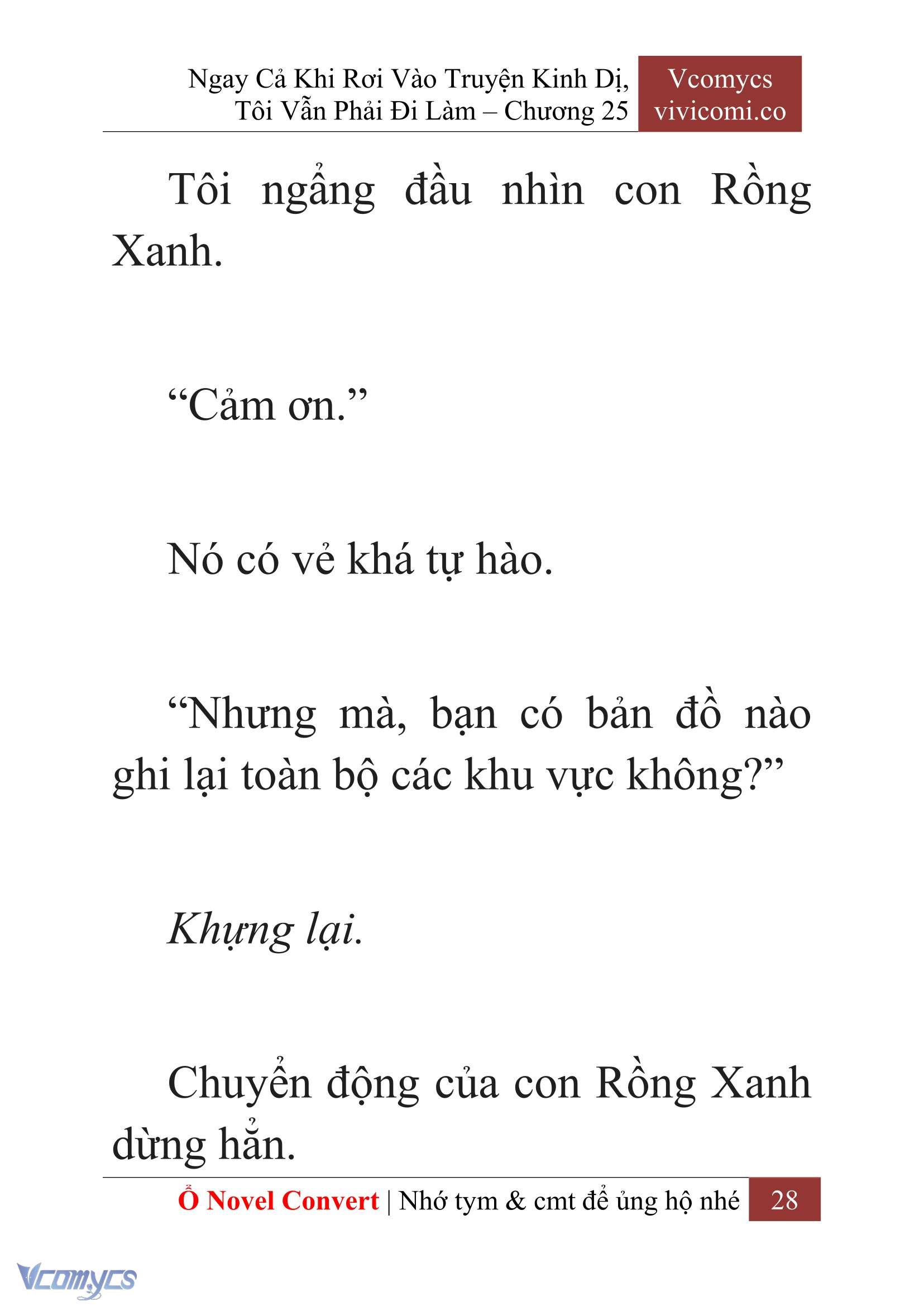 [Novel] Ngay Cả Khi Rơi Vào Truyện Kinh Dị, Tôi Vẫn Phải Đi Làm Chap 25 - Trang 2