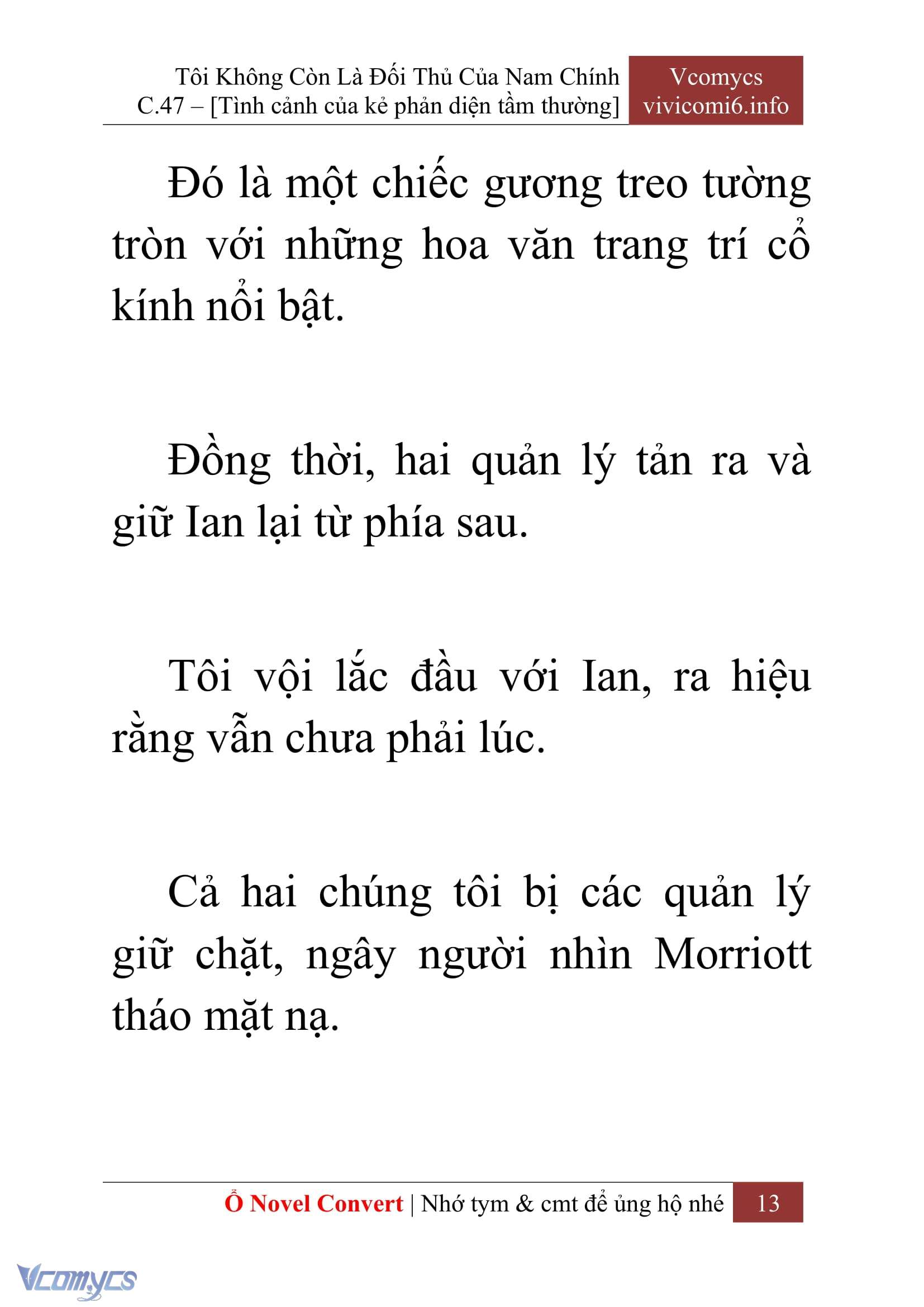 [Novel] Tôi Không Còn Là Đối Thủ Của Nam Chính Chap 47 - Trang 2