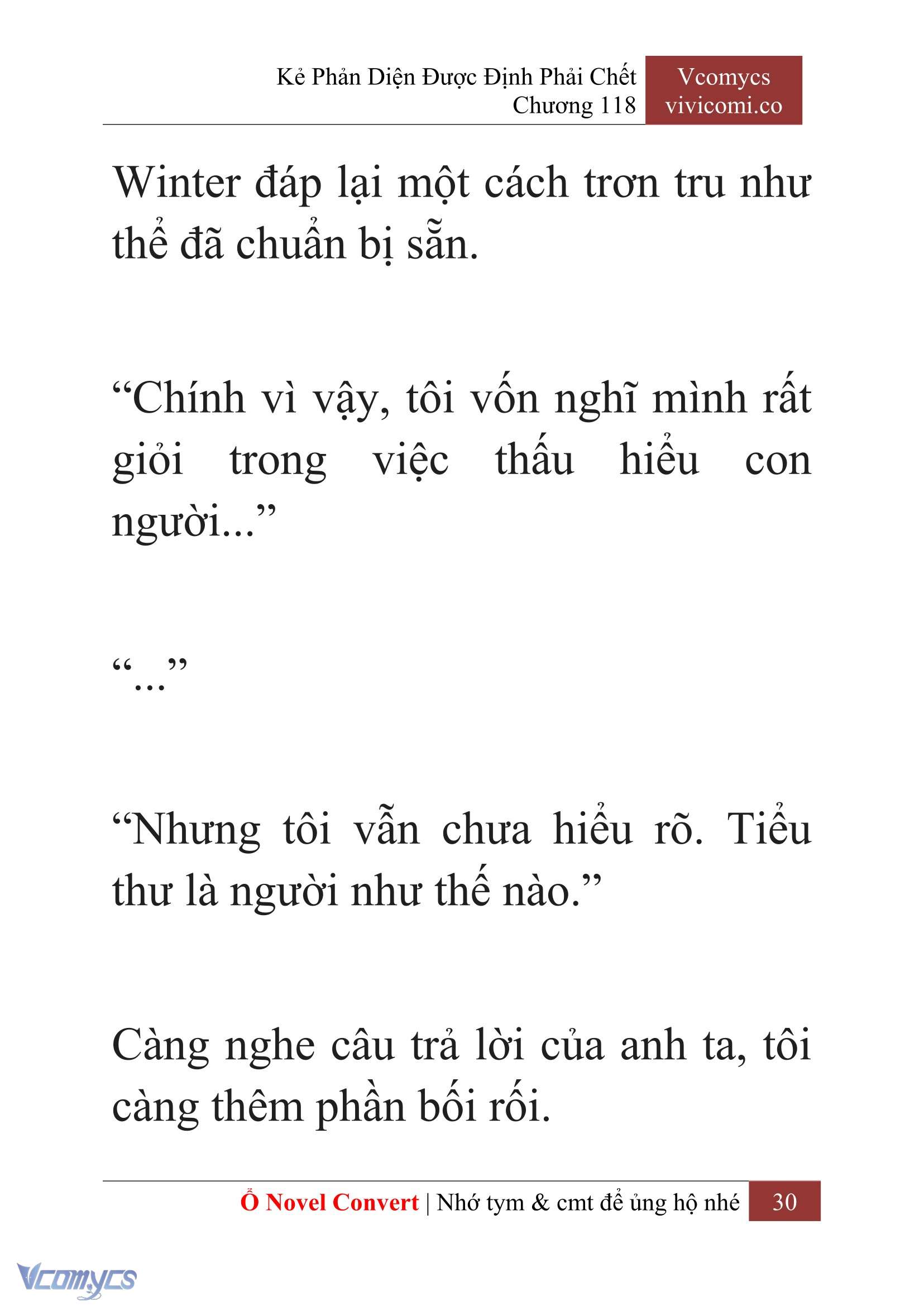 [Novel] Kẻ Phản Diện Được Định Phải Chết Chap 118 - Trang 2