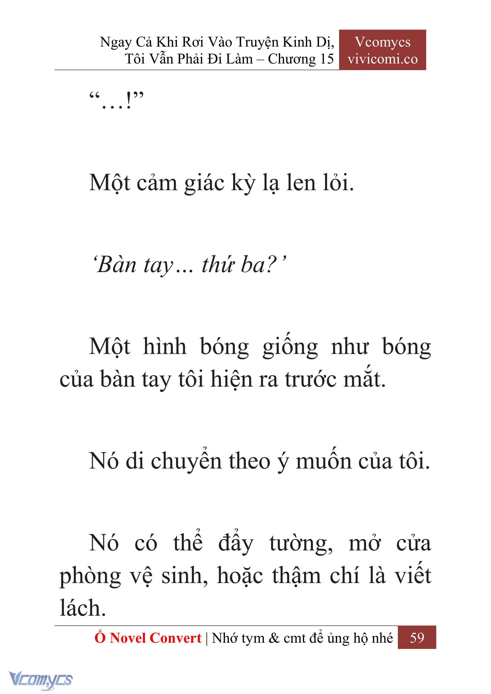 [Novel] Ngay Cả Khi Rơi Vào Truyện Kinh Dị, Tôi Vẫn Phải Đi Làm Chap 15 - Trang 2