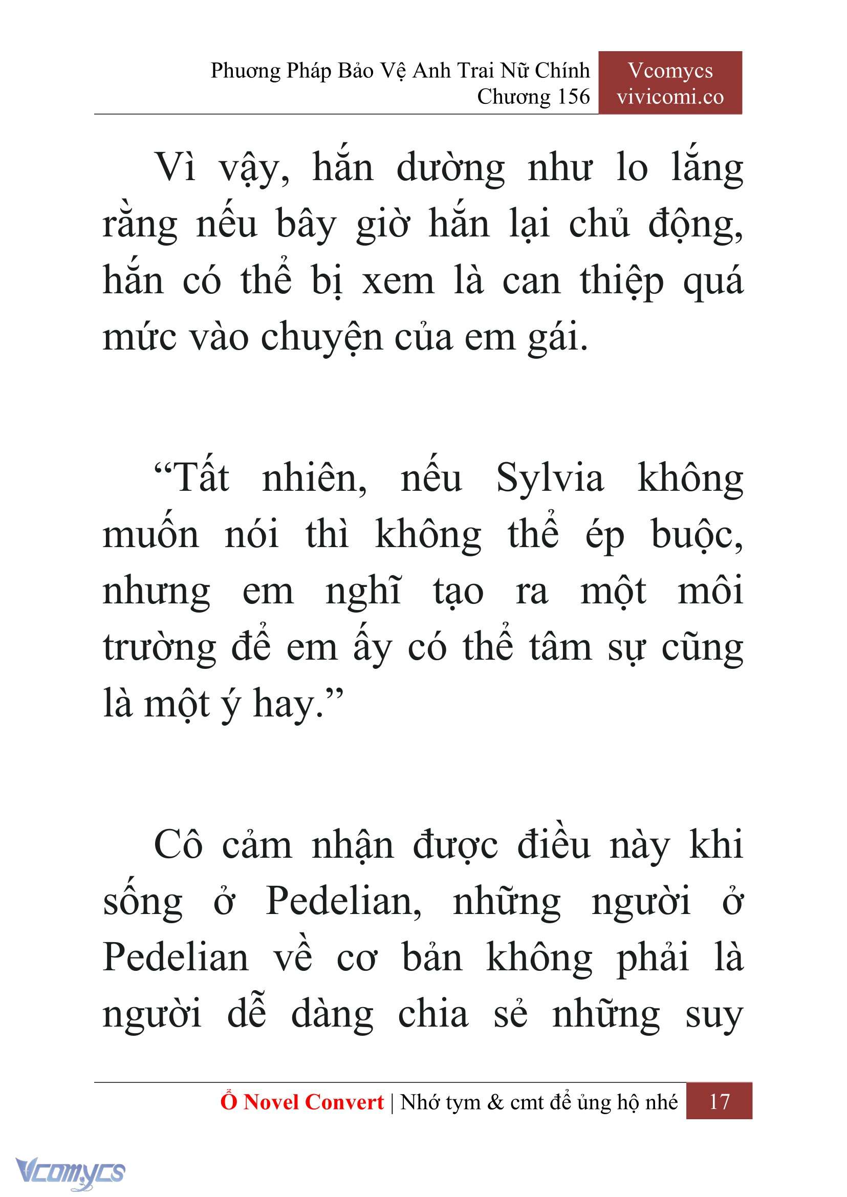 [Novel] Phương Pháp Bảo Vệ Anh Trai Nữ Chính Chap 156 - Trang 2
