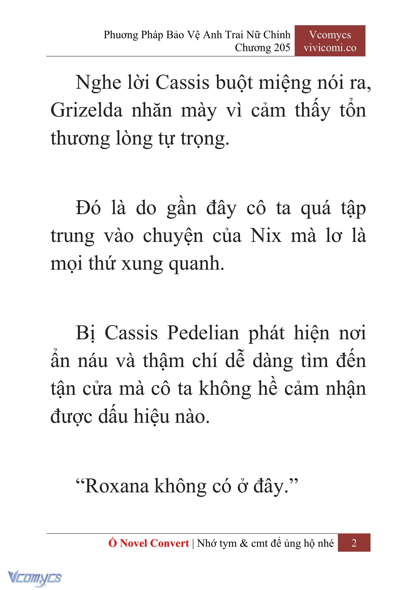 [Novel] Phương Pháp Bảo Vệ Anh Trai Nữ Chính Chap 205 - Trang 2
