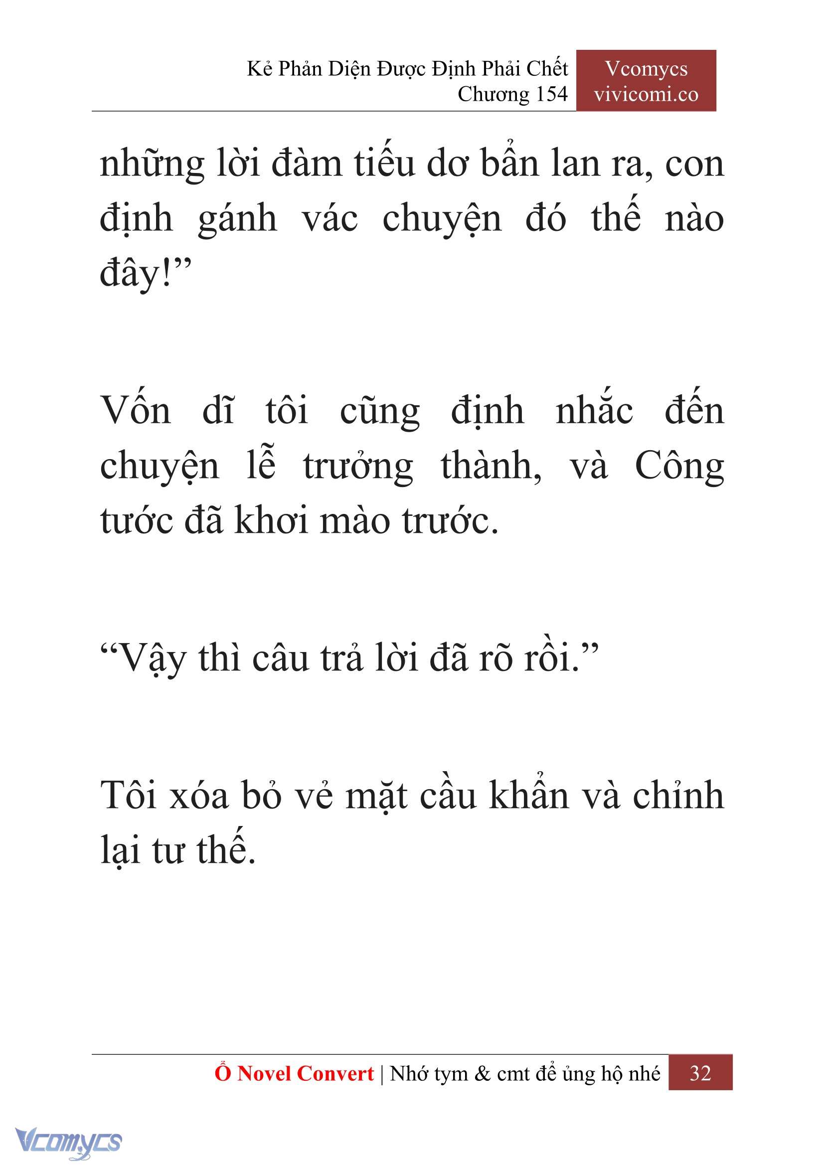 [Novel] Kẻ Phản Diện Được Định Phải Chết Chap 154 - Trang 2