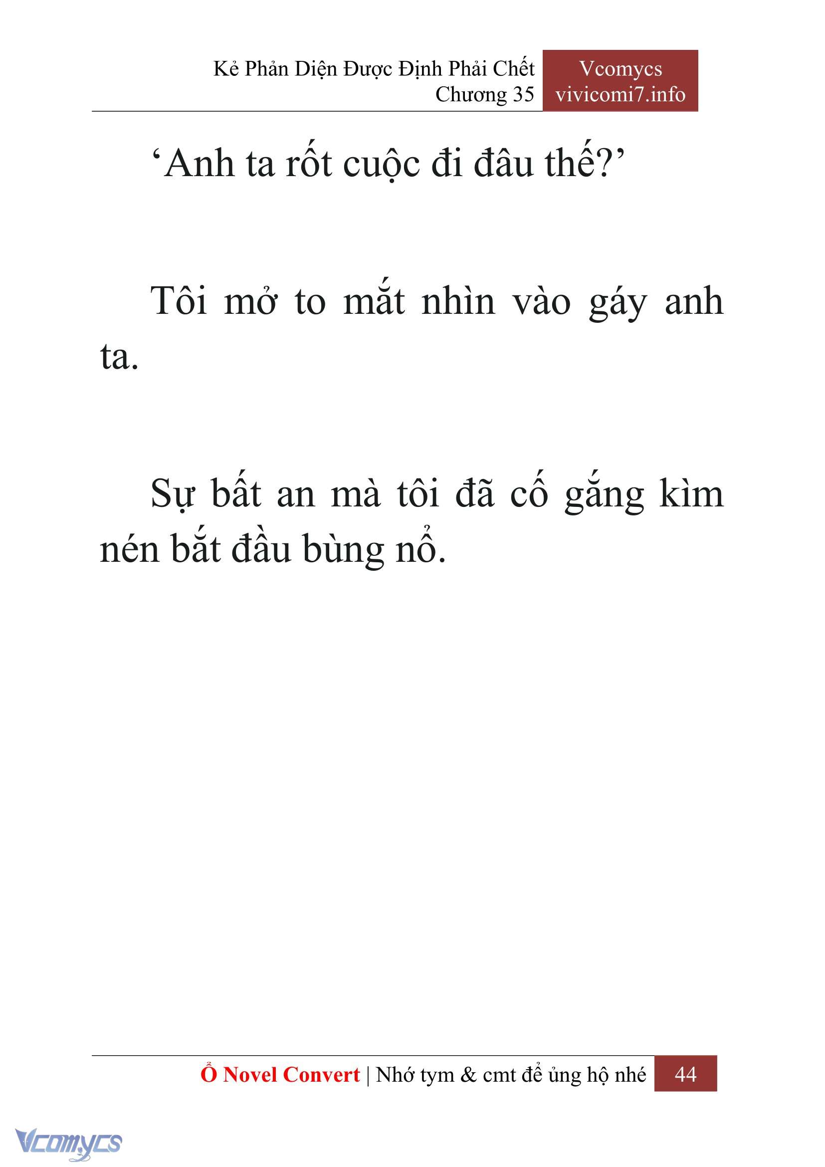[Novel] Kẻ Phản Diện Được Định Phải Chết Chap 35 - Next Chap 36