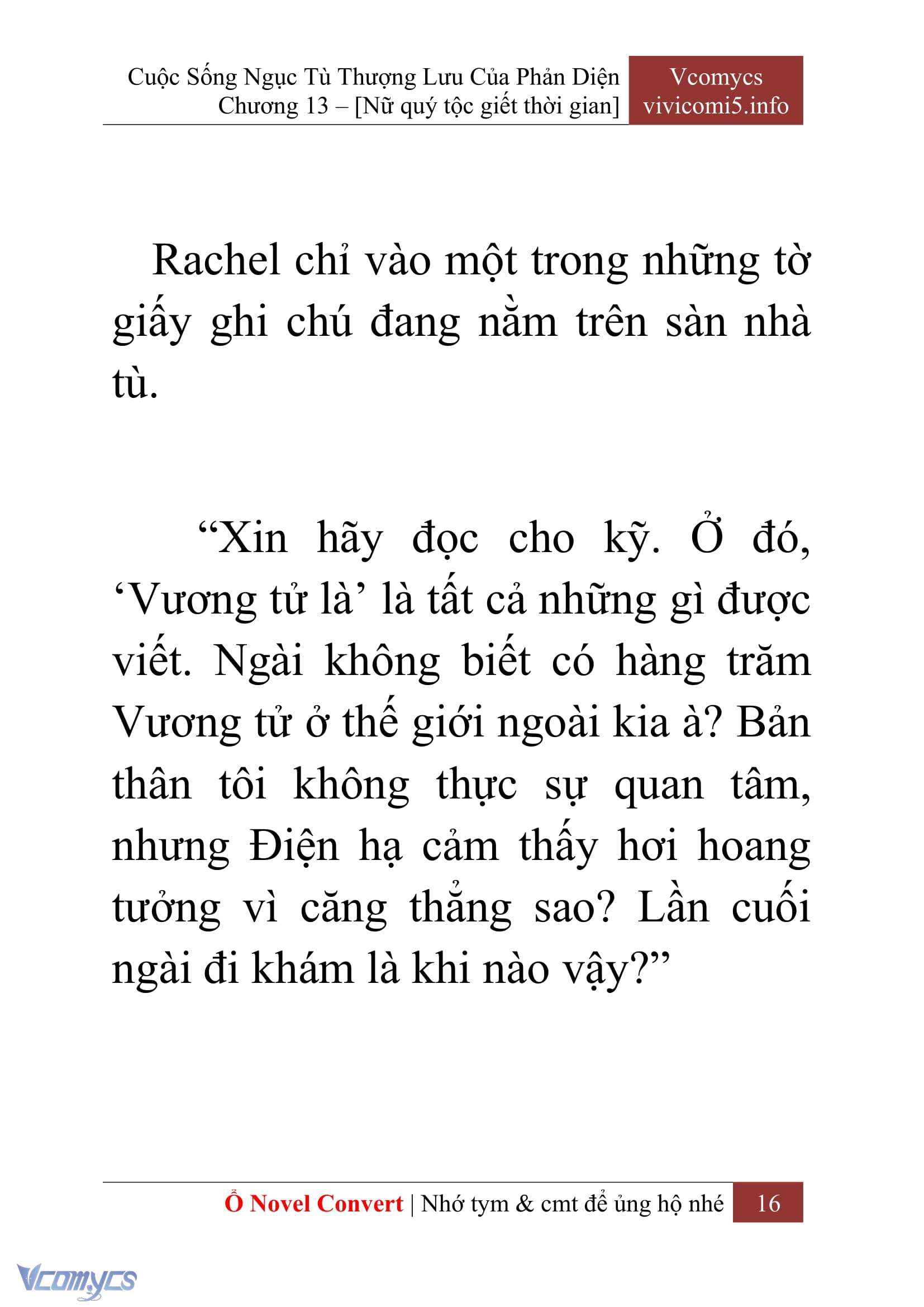 [Novel] Cuộc Sống Ngục Tù Thượng Lưu Của Nhân Vật Phản Diện Chap 13 - Trang 2