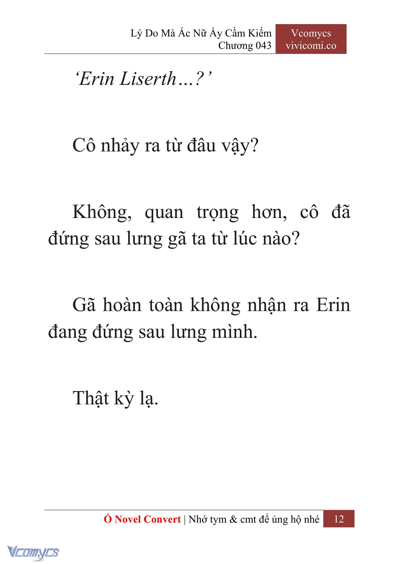 [Novel] Lý Do Mà Ác Nữ Ấy Cầm Kiếm Chap 43 - Next Chap 44