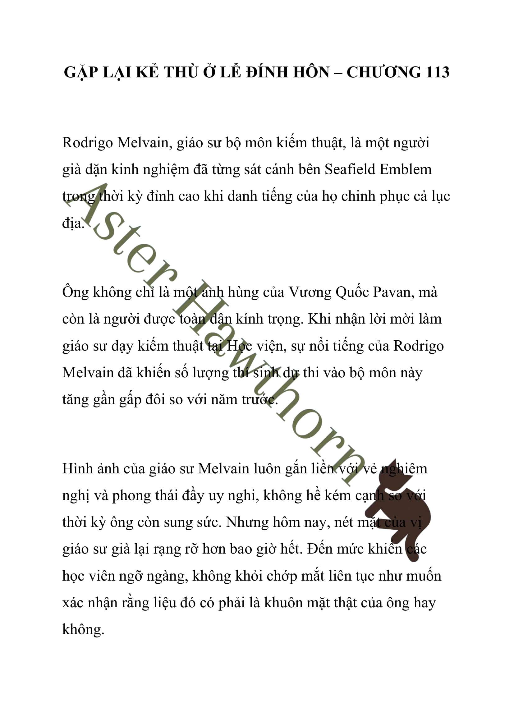 [NOVEL] Gặp Lại Kẻ Thù Ở Lễ Đính Hôn Chap 113 - Trang 2