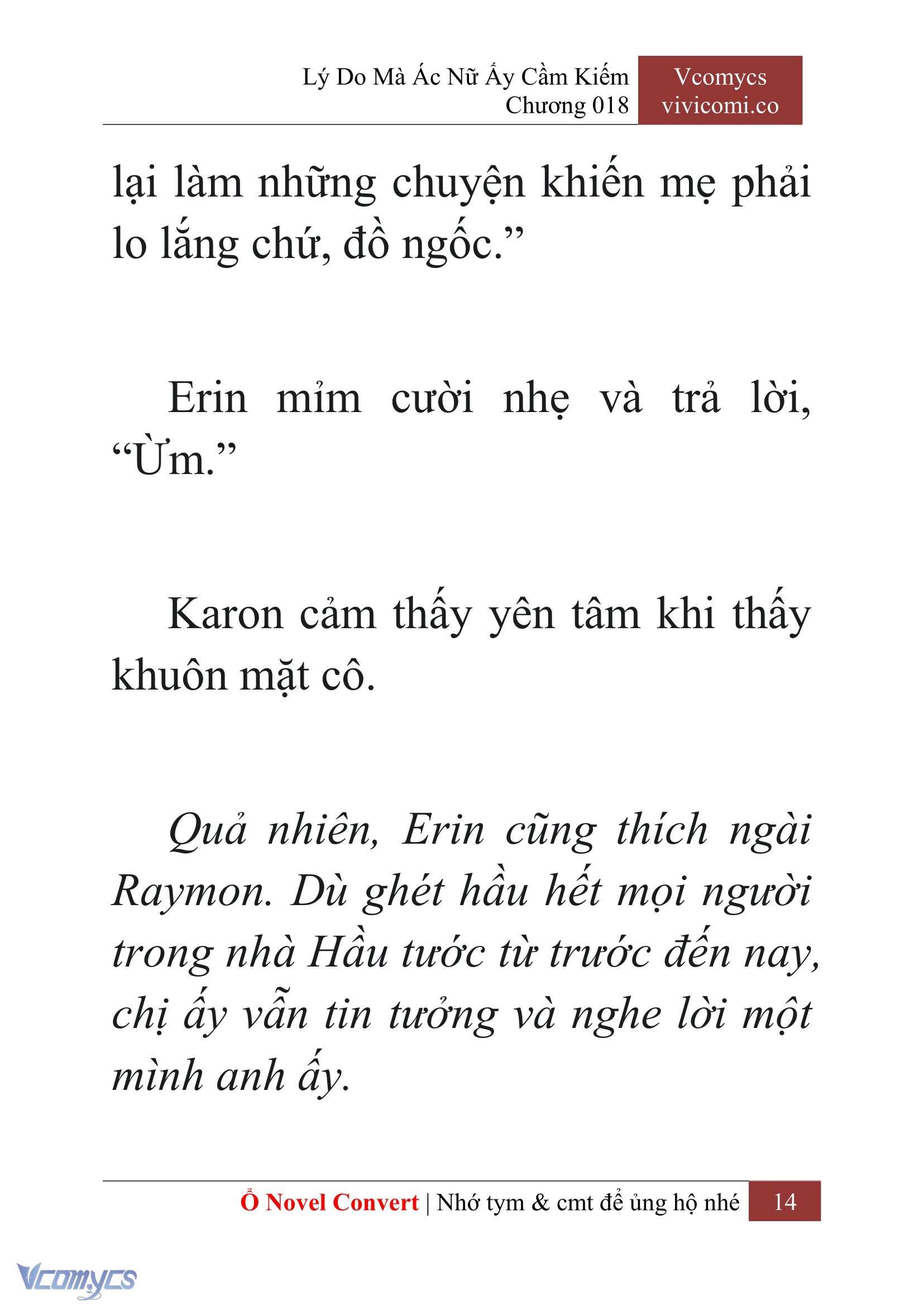 [Novel] Lý Do Mà Ác Nữ Ấy Cầm Kiếm Chap 18 - Trang 2
