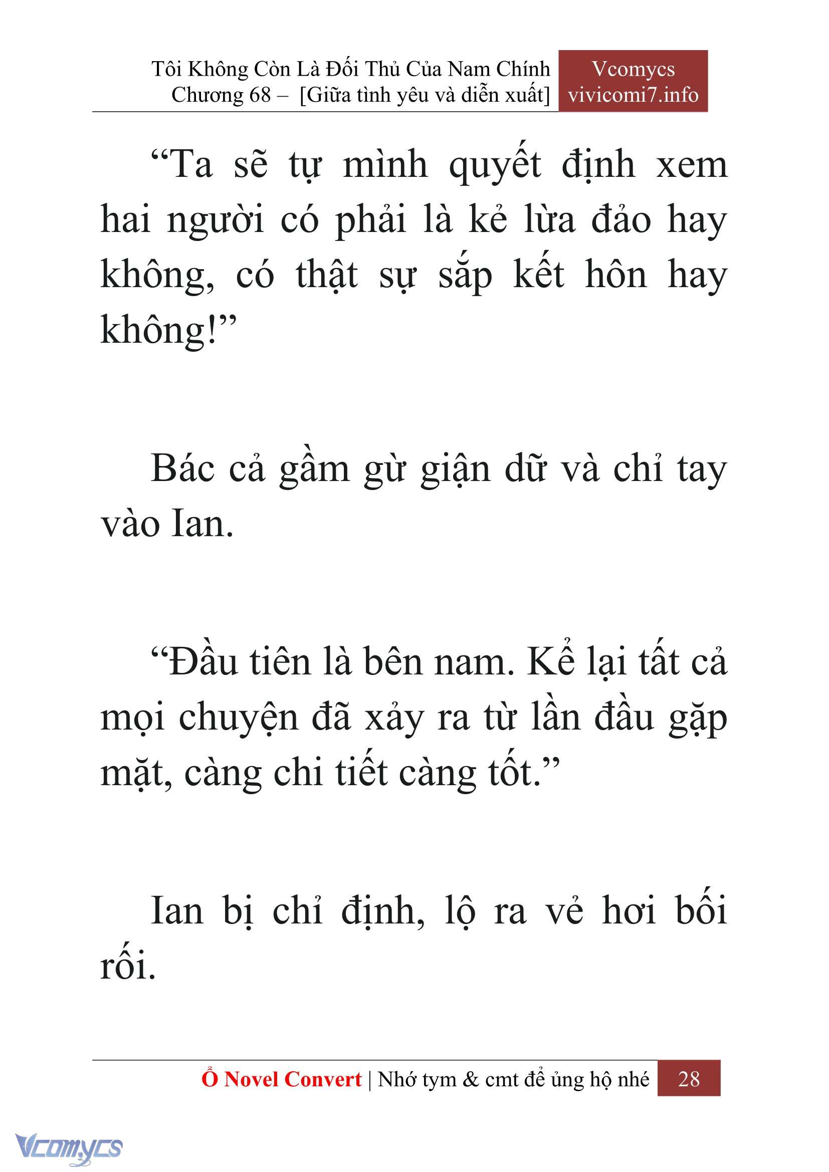 [Novel] Tôi Không Còn Là Đối Thủ Của Nam Chính Chap 68 - Trang 2