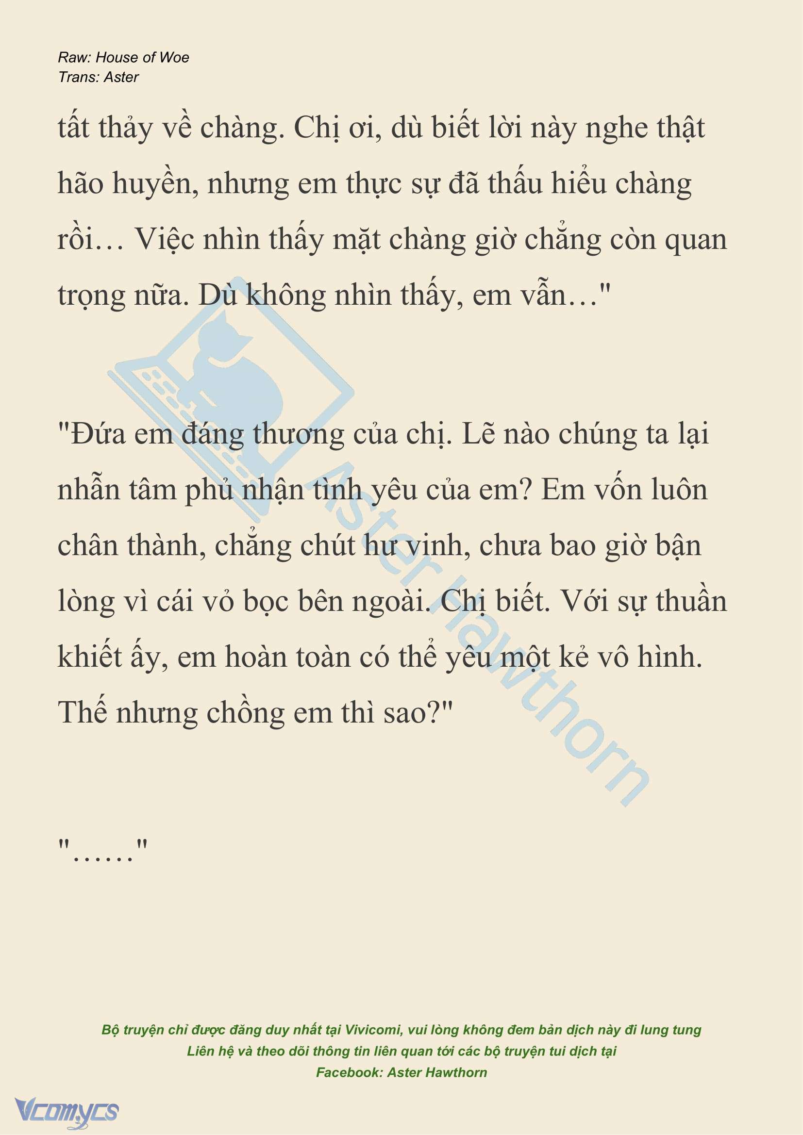 [NOVEL] Dành Cho Các Nữ Thần: Dành cho Psyche Chap 34 - Trang 2