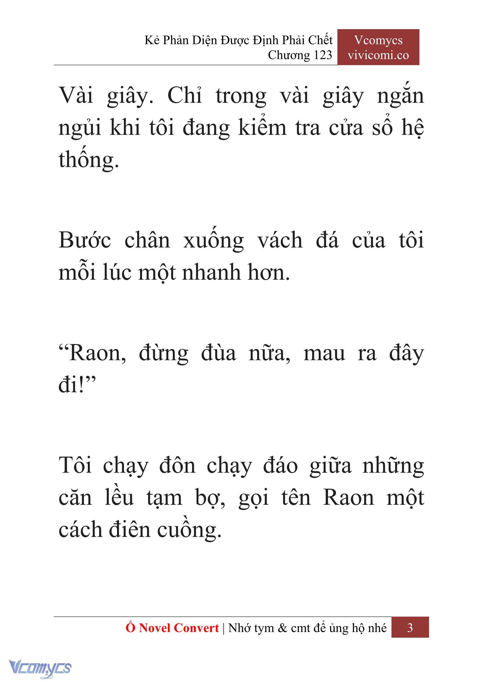[Novel] Kẻ Phản Diện Được Định Phải Chết Chap 123 - Trang 2