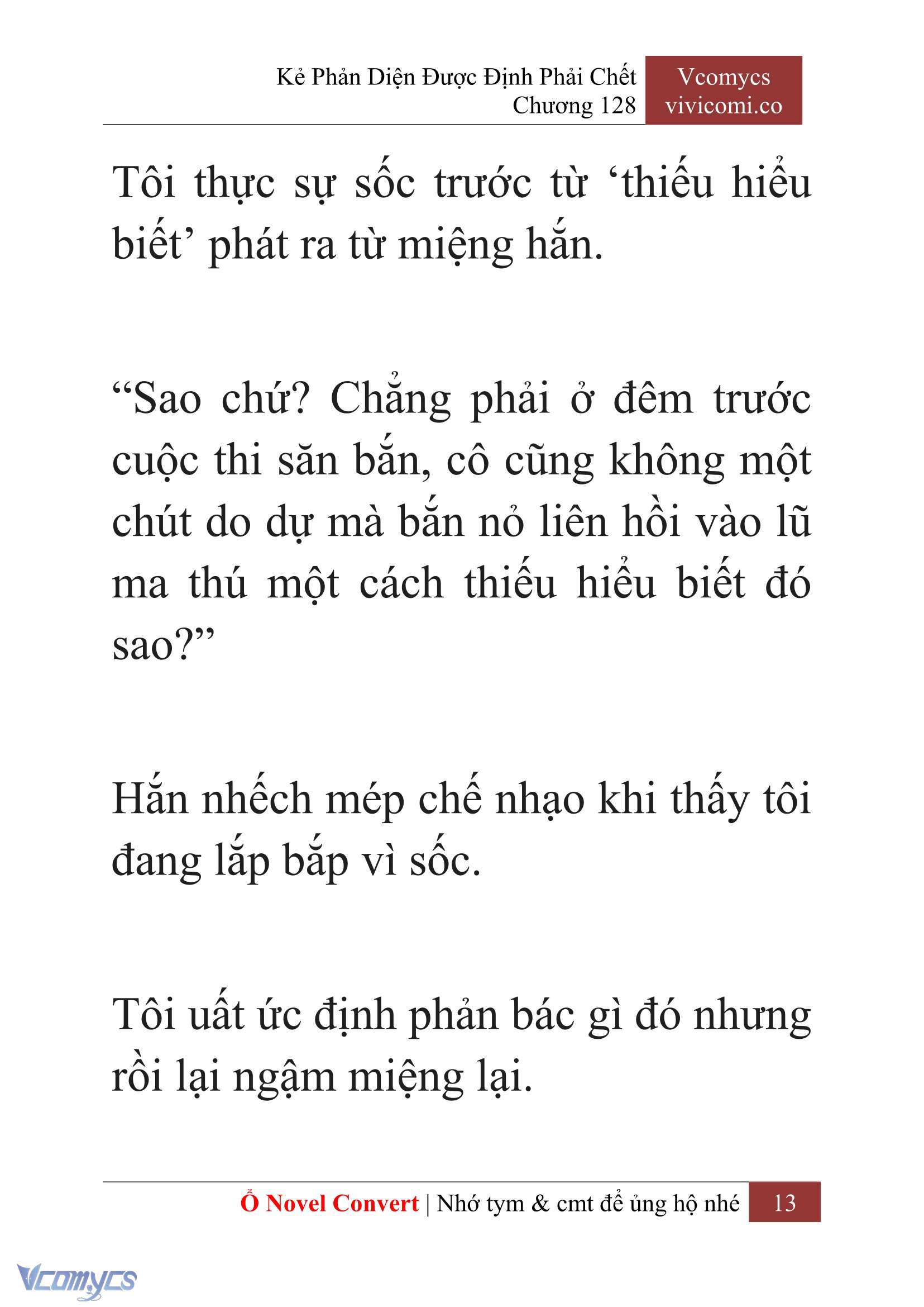 [Novel] Kẻ Phản Diện Được Định Phải Chết Chap 128 - Trang 2