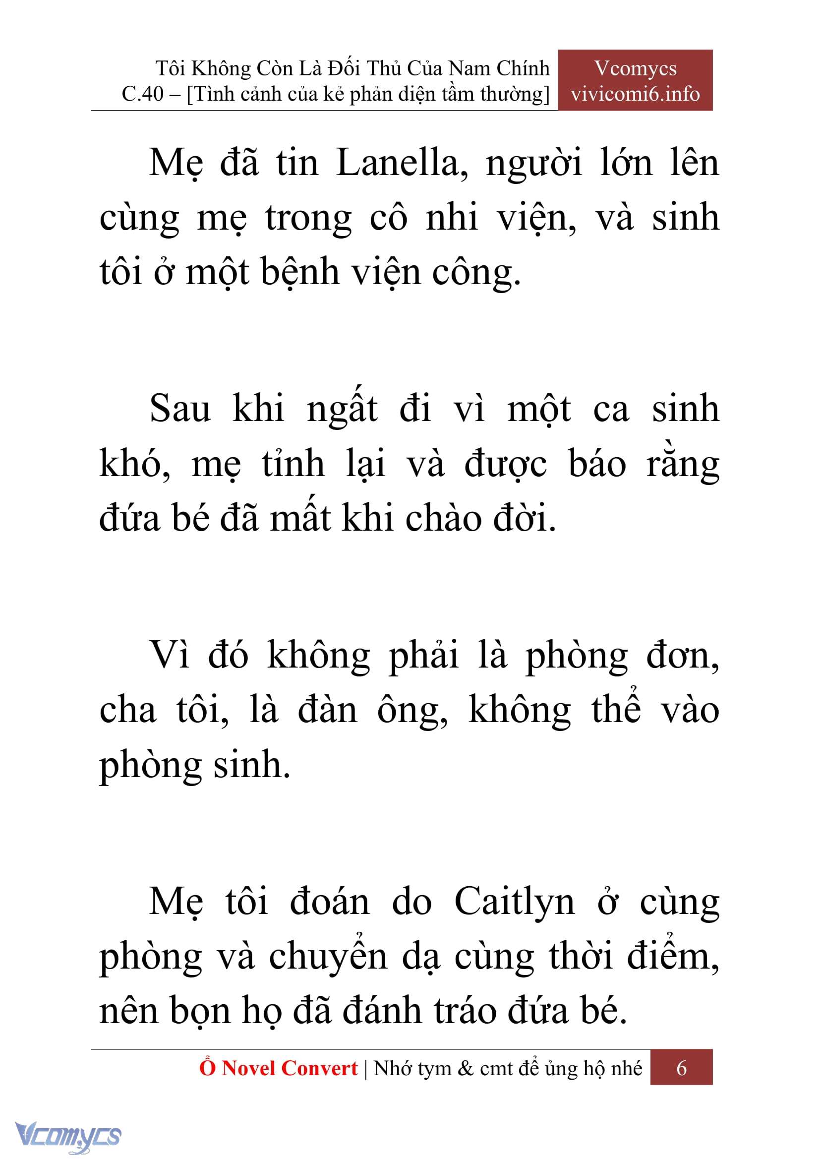 [Novel] Tôi Không Còn Là Đối Thủ Của Nam Chính Chap 40 - Trang 2